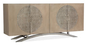 Hooker Furniture Melange Nolita Four Door Entertainment Console in Champagne