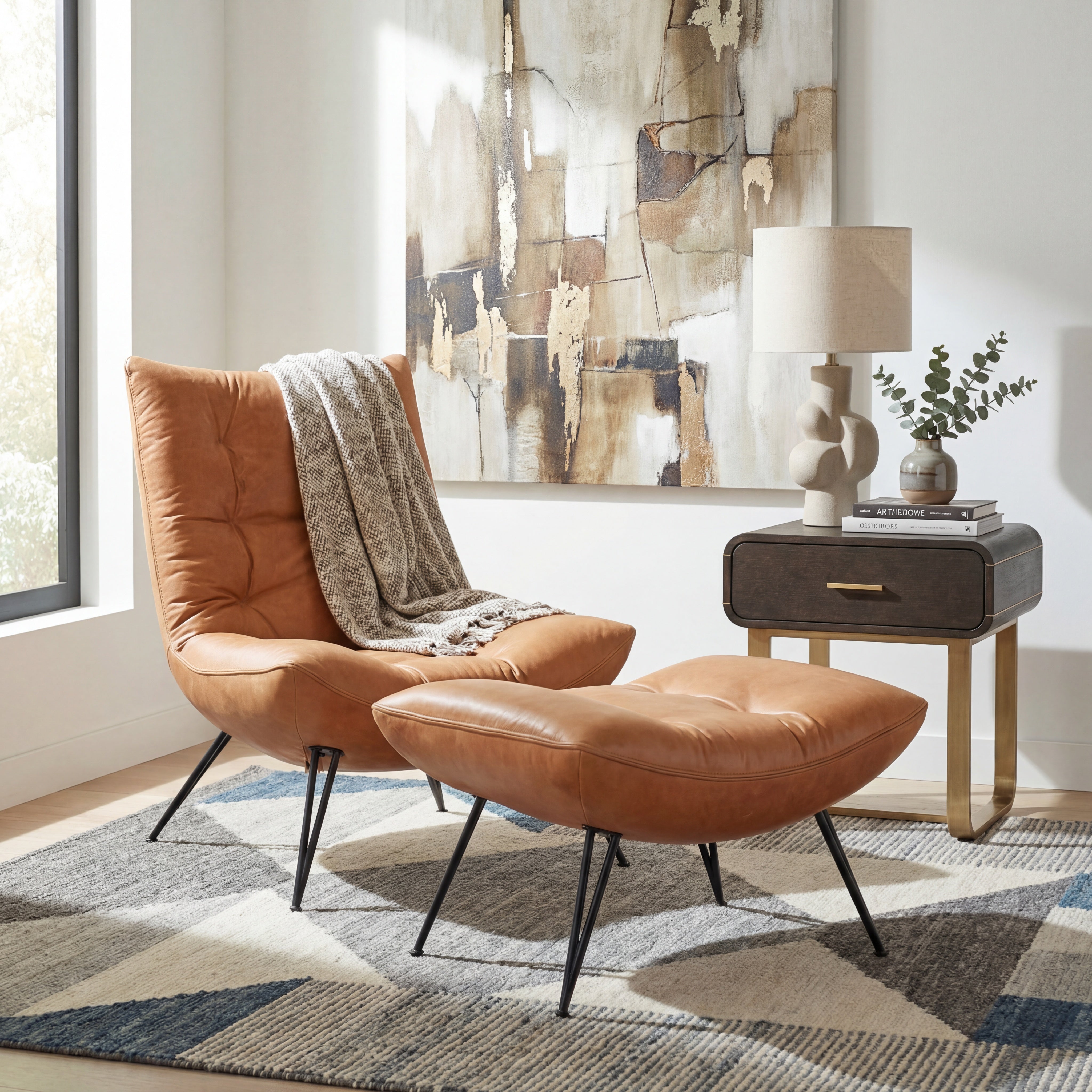 Hooker Furniture Kayne Accent Chair in Brown