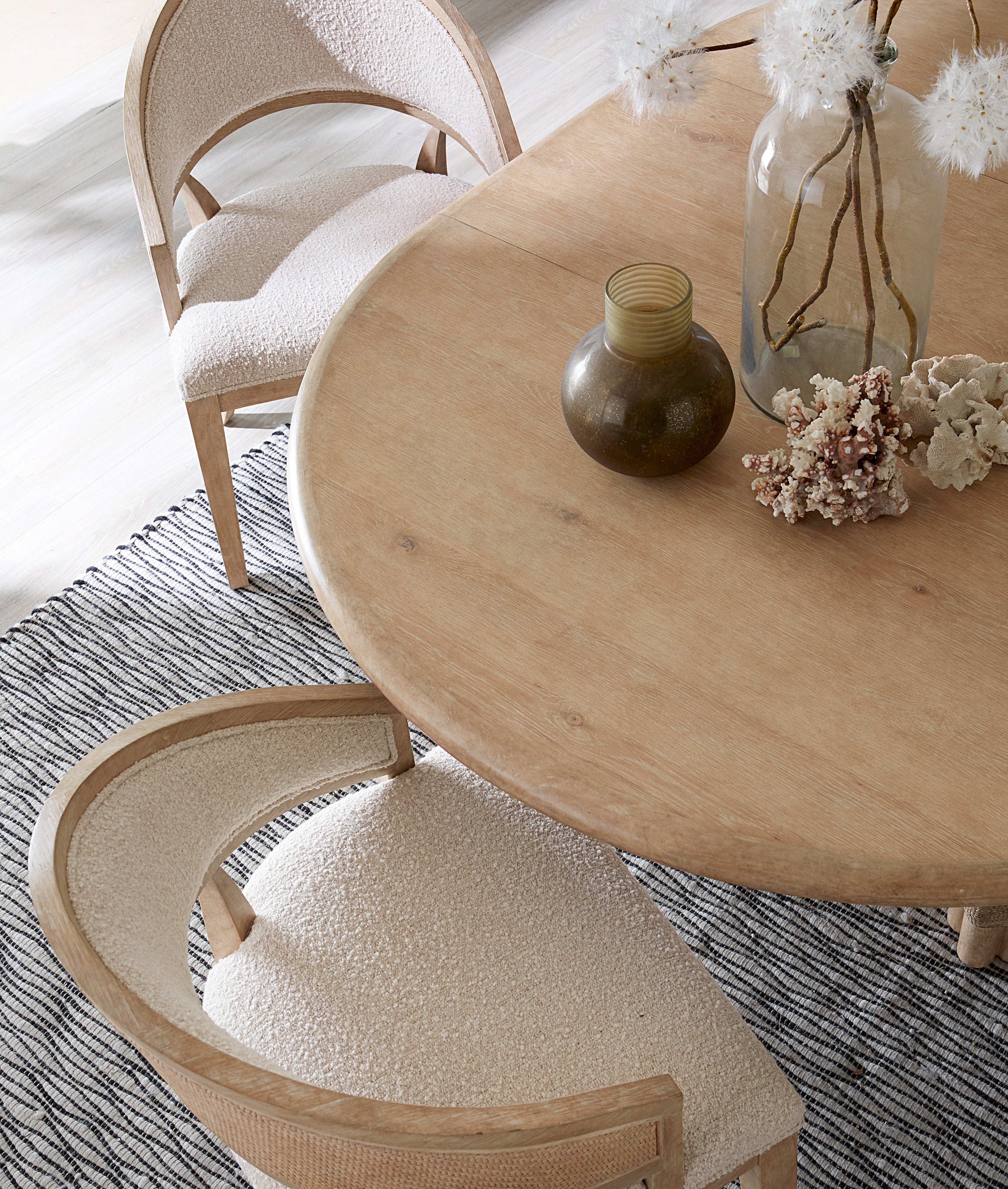 Hooker Furniture Retreat Cane Barrel Back Chair