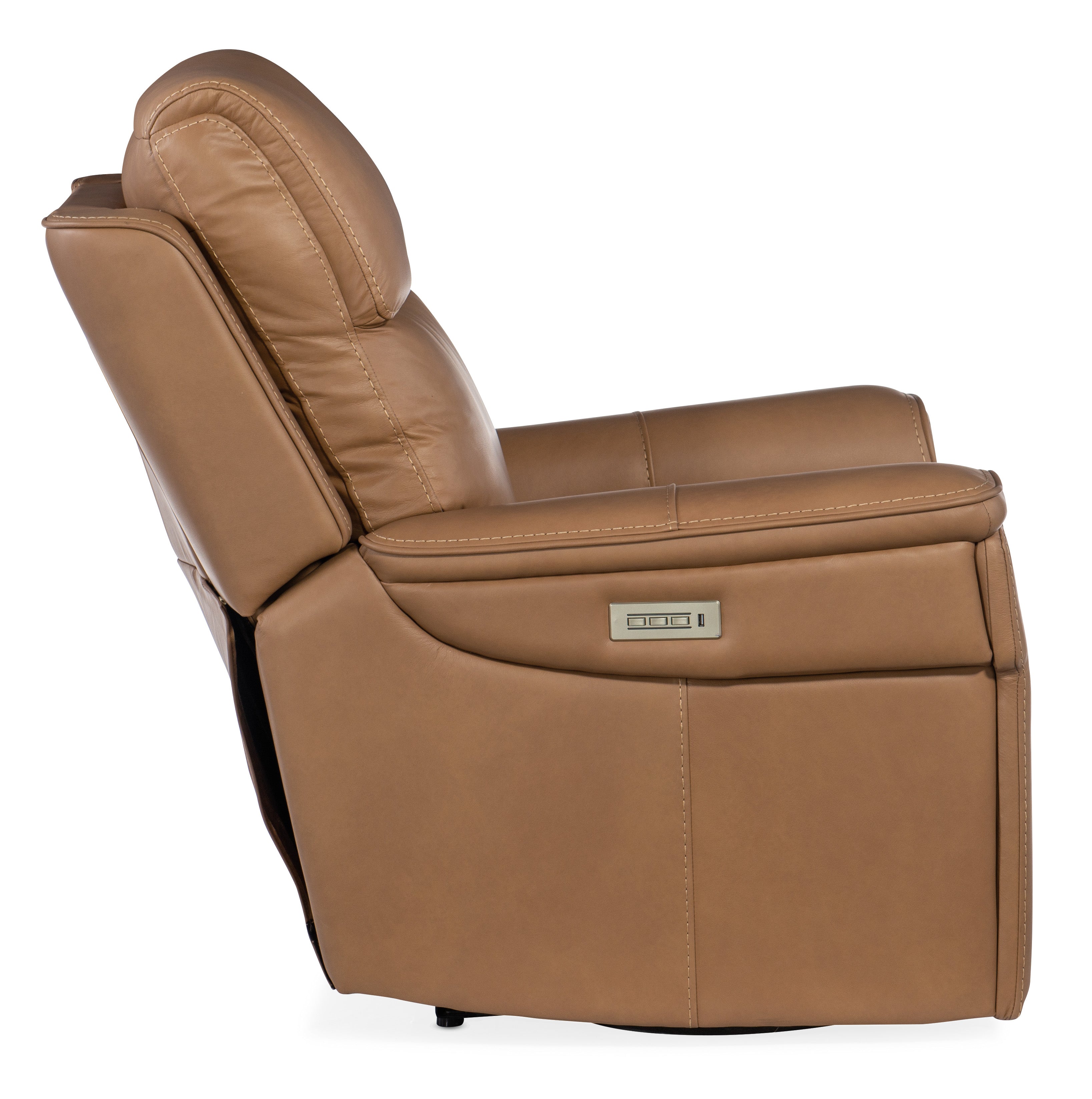 Hooker Furniture Lyra Zero Gravity Power Recliner with Power Headrest and Lumbar in Light Brown