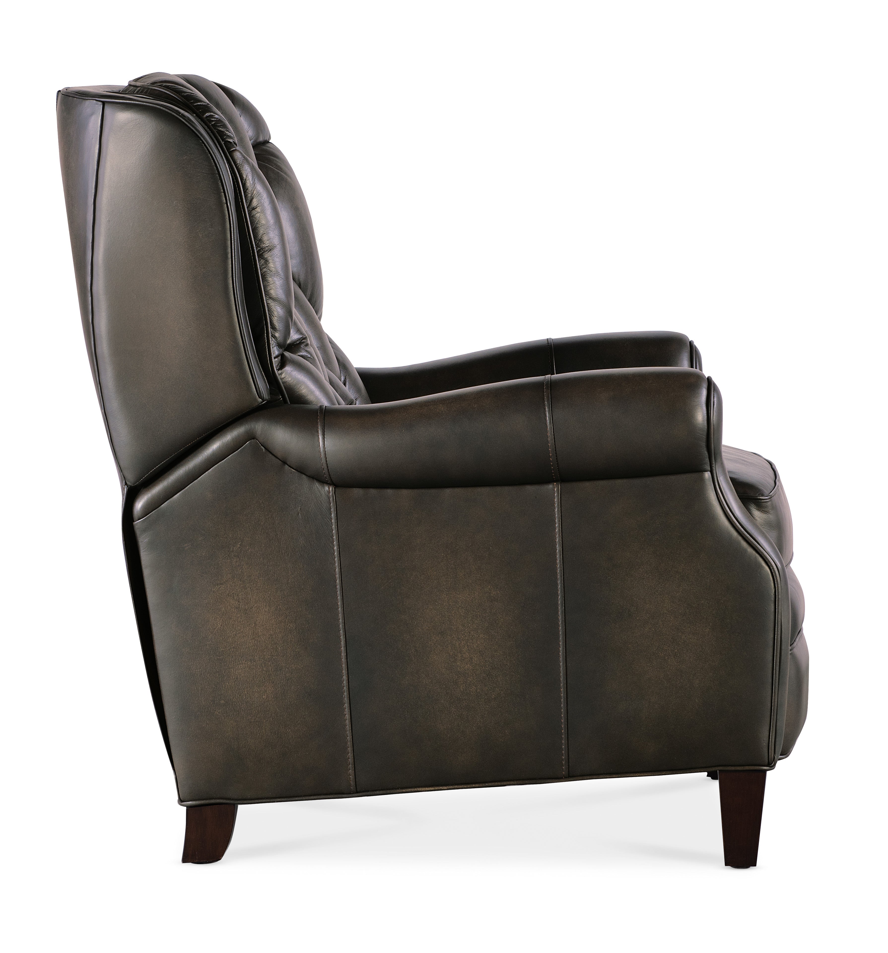Hooker Furniture Palmer Press Back Recliner in Grey