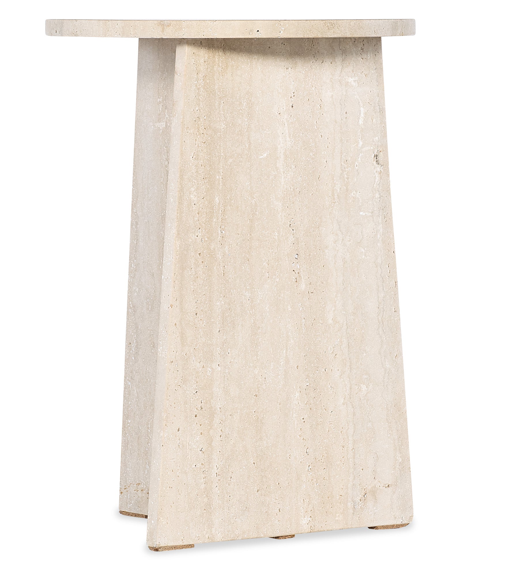 Hooker Furniture Melange Cirque Spot Table in Whites/Creams/Beiges