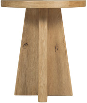 Hooker Furniture Driftwood Round End Table in Light Wood