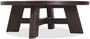 Hooker Furniture Driftwood Round Cocktail Table in Blacks
