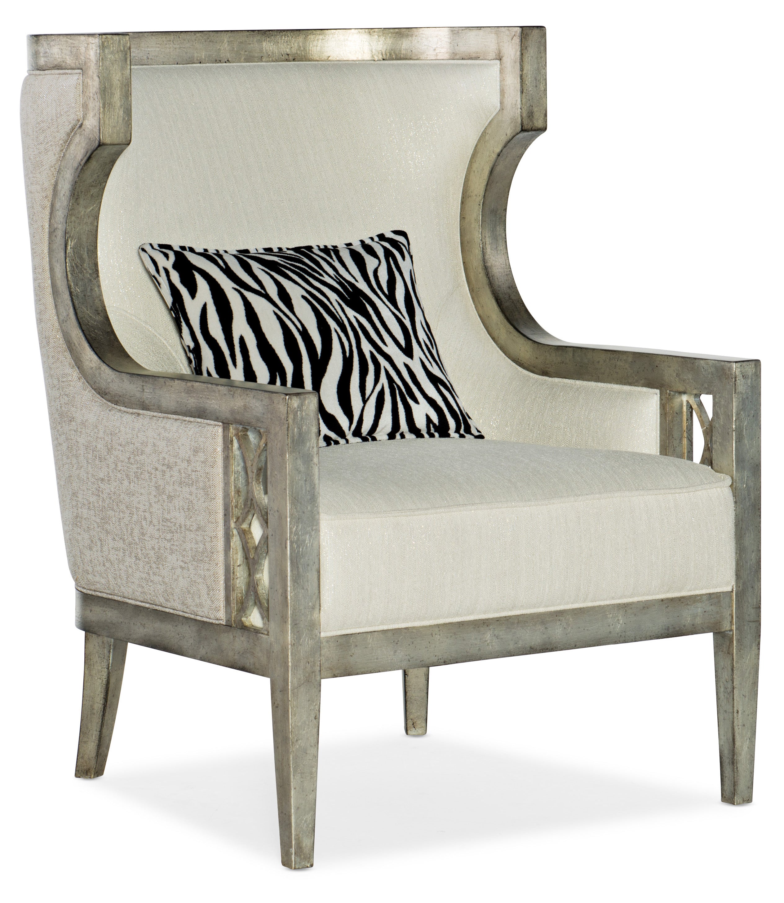 Hooker Furniture Sanctuary Debutant Wing Chair in Beige