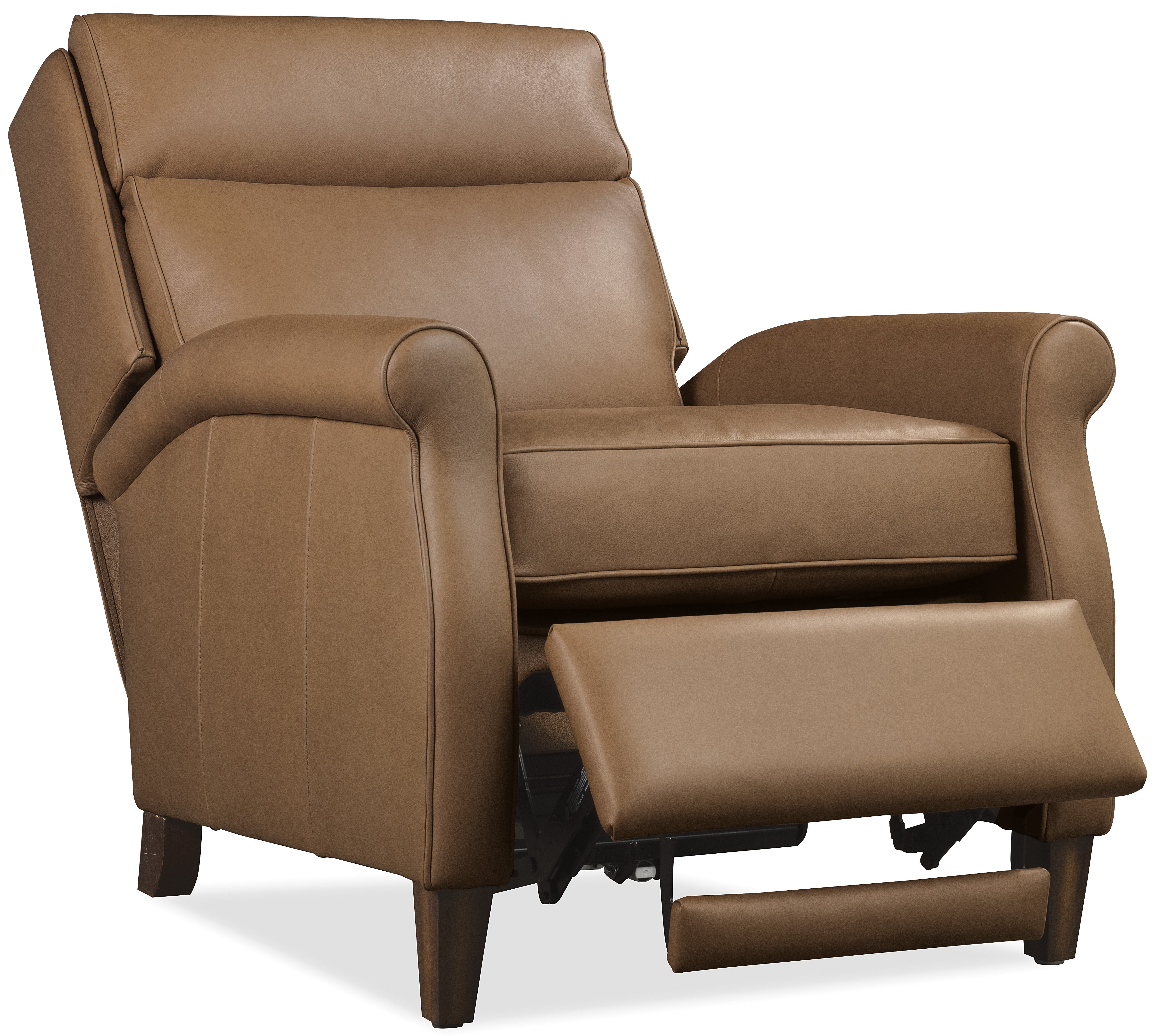 Hooker Furniture Randall Power Recliner with Pop-Up Headrest in Brown