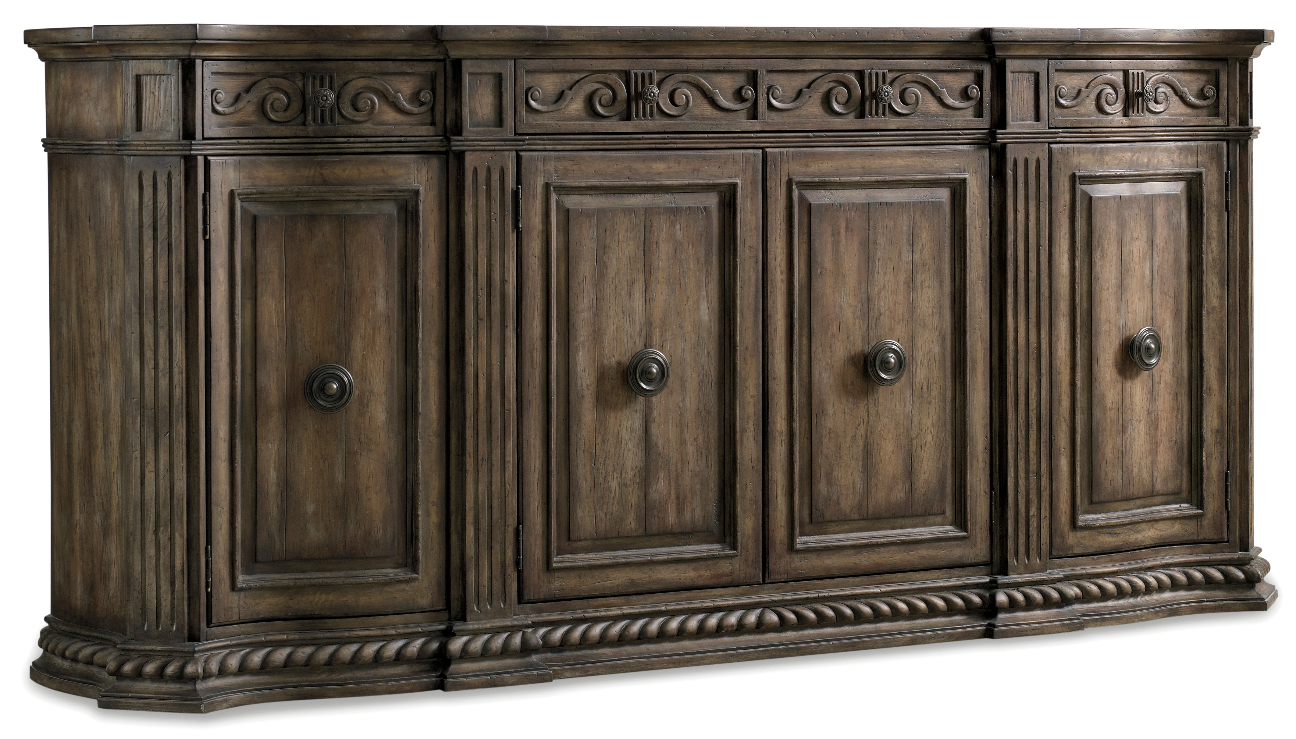 Hooker Furniture Rhapsody 96'' Credenza in Medium Wood