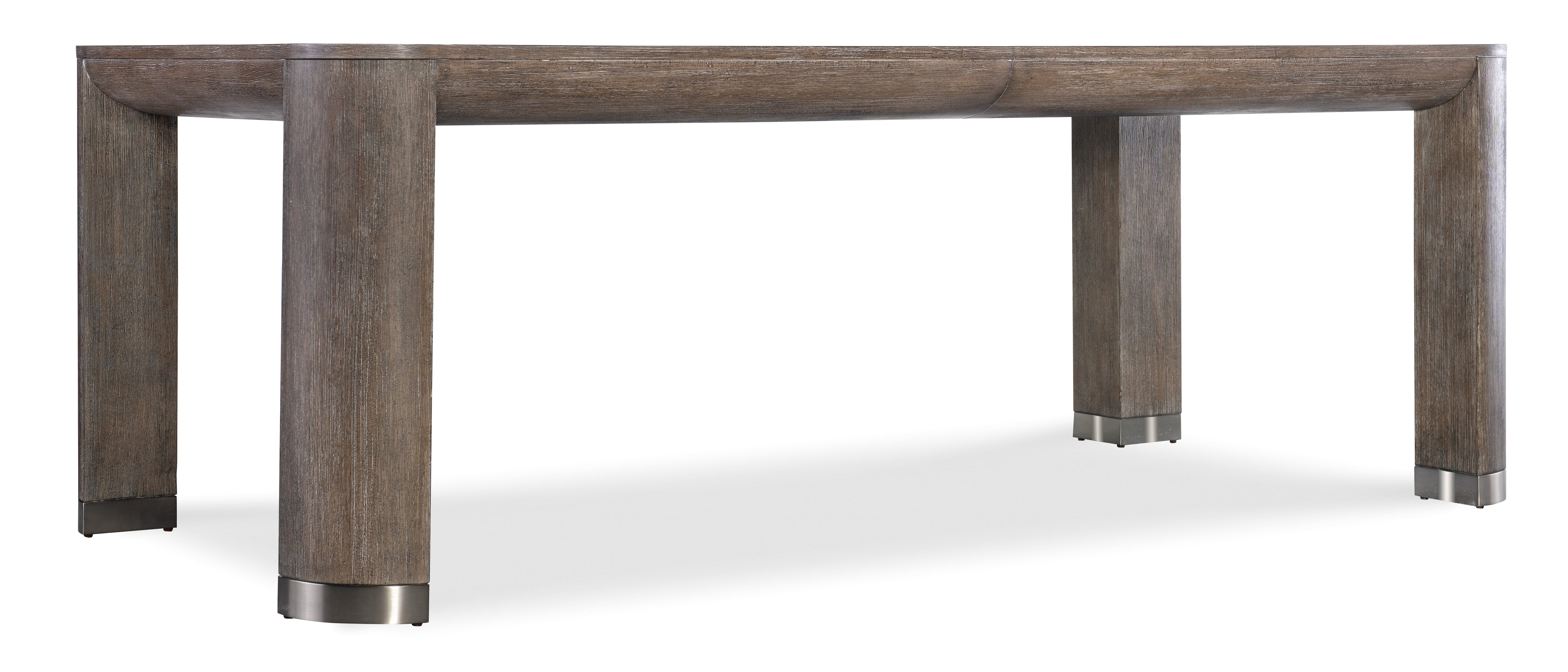 Hooker Furniture Modern Mood Leg Dining Table with 1-24in Leaf