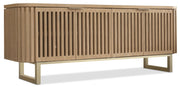 Hooker Furniture Commerce and Market Easton Entertainment Console in Light Wood