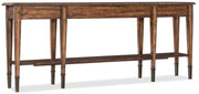 Hooker Furniture Skinny Console Table in Medium Brown