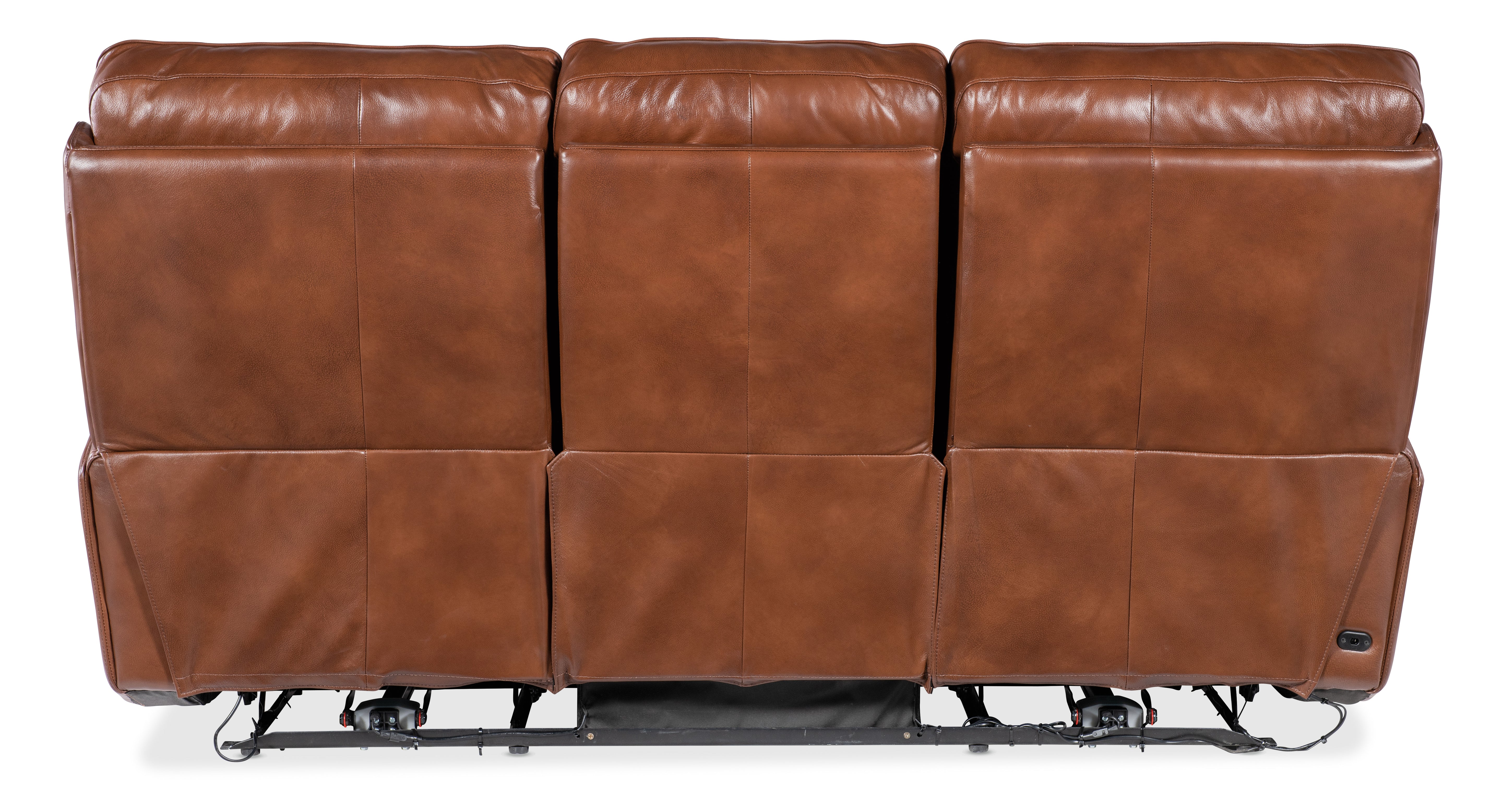 Hooker Furniture Crosby Zero Gravity Power Sofa with Power Headrest and Lumbar in Brown