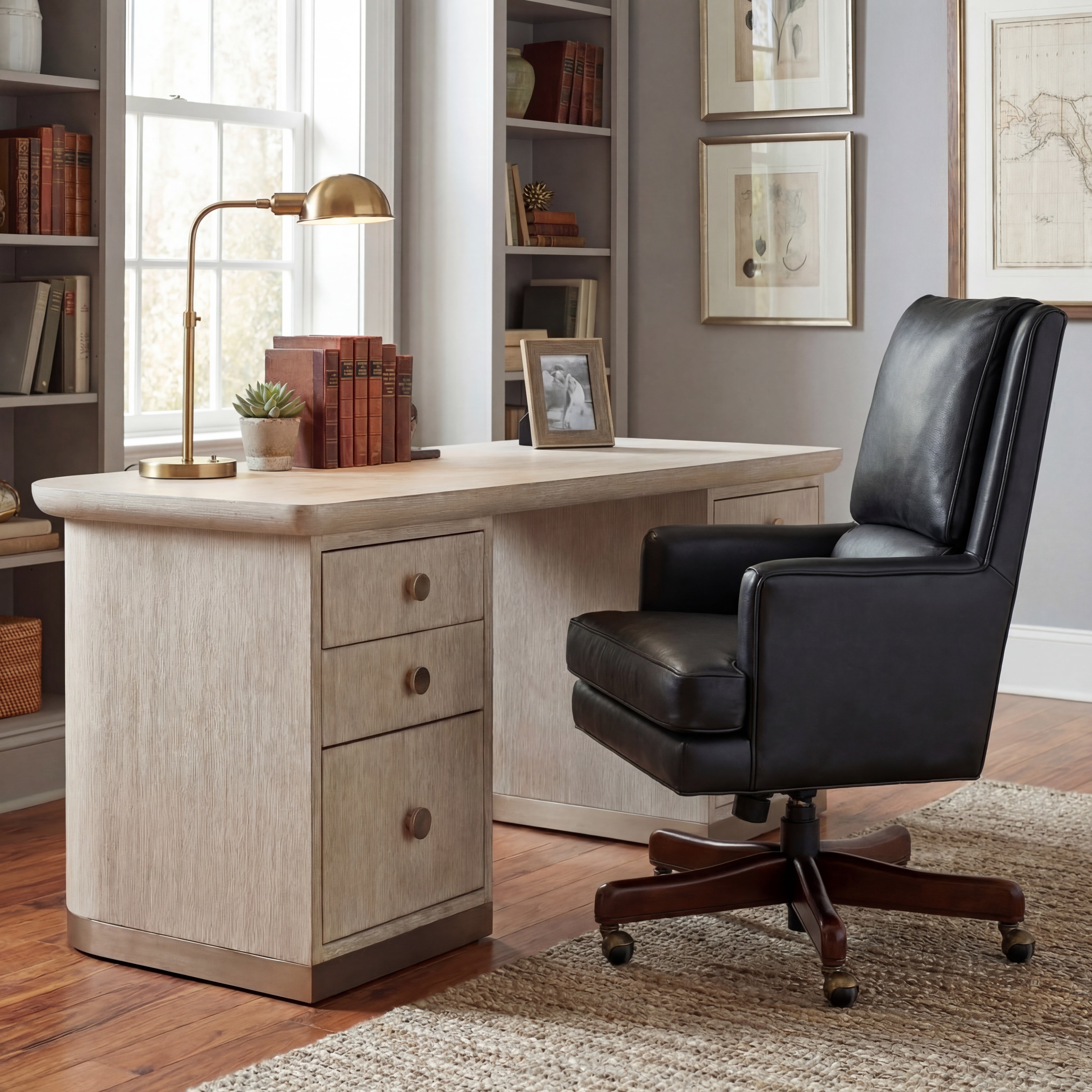 Hooker Furniture Wright Executive Swivel Tilt Chair
