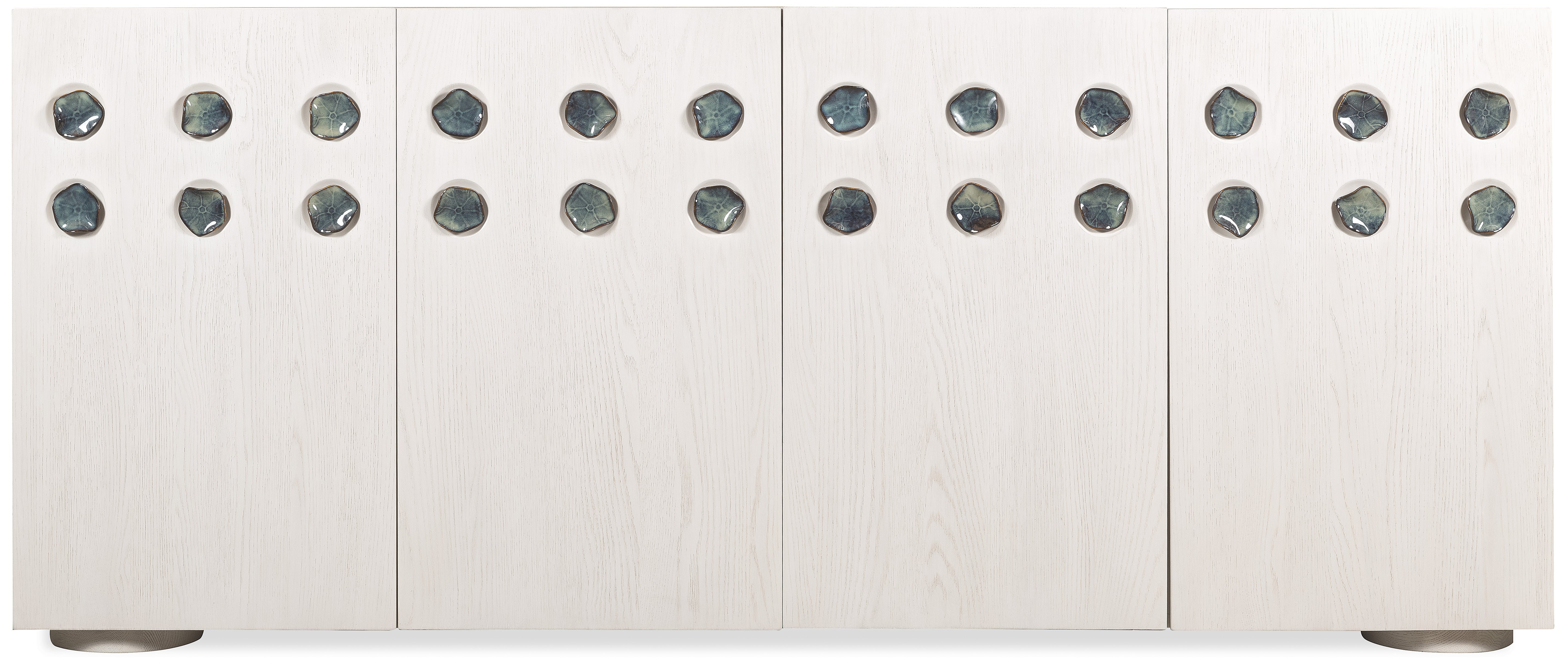 Hooker Furniture Commerce and Market Pilea Entertainment Credenza in Whites/Creams/Beiges