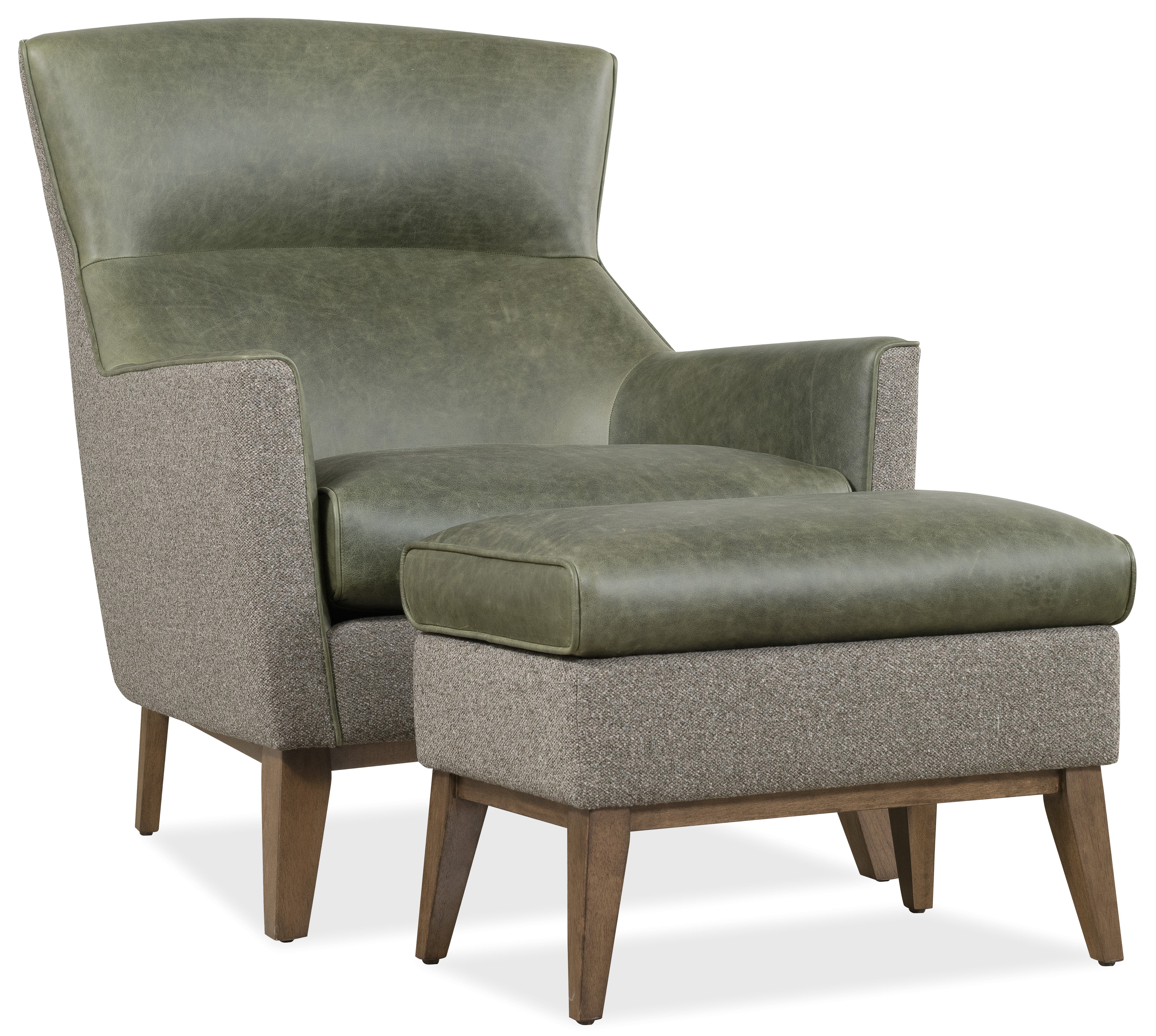 Hooker Furniture Camille Ottoman in Green