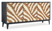 Hooker Furniture Commerce & Market Entwined Credenza in Medium Brown