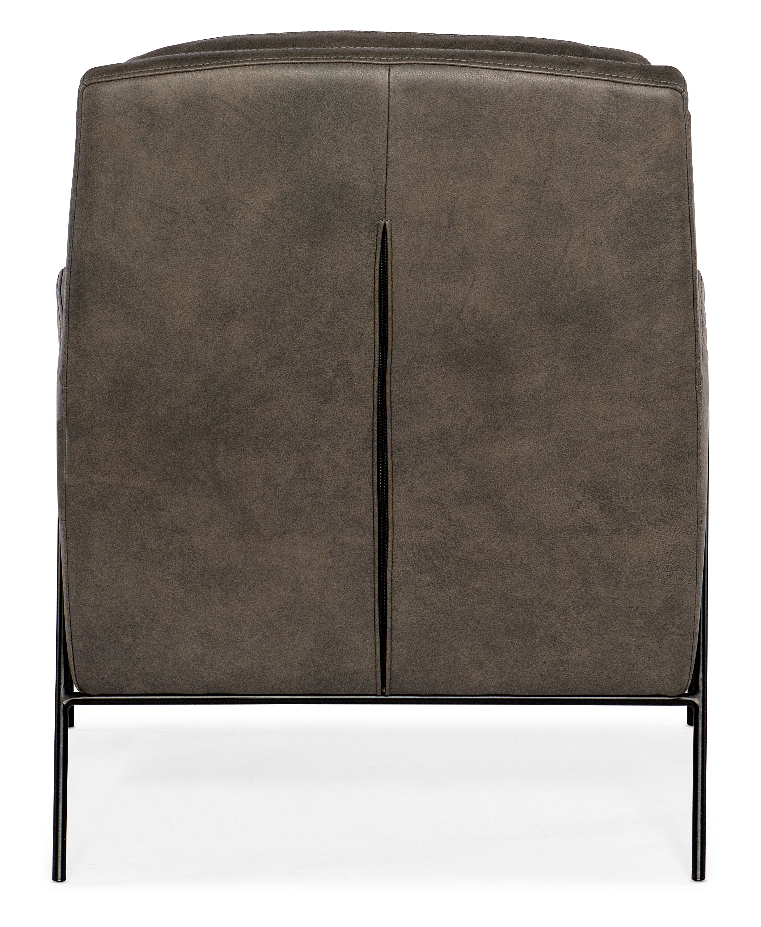 Hooker Furniture Amette Metal Frame Club Chair in Black