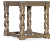Hooker Furniture Commerce & Market Jack O'bein End Table in Medium Wood
