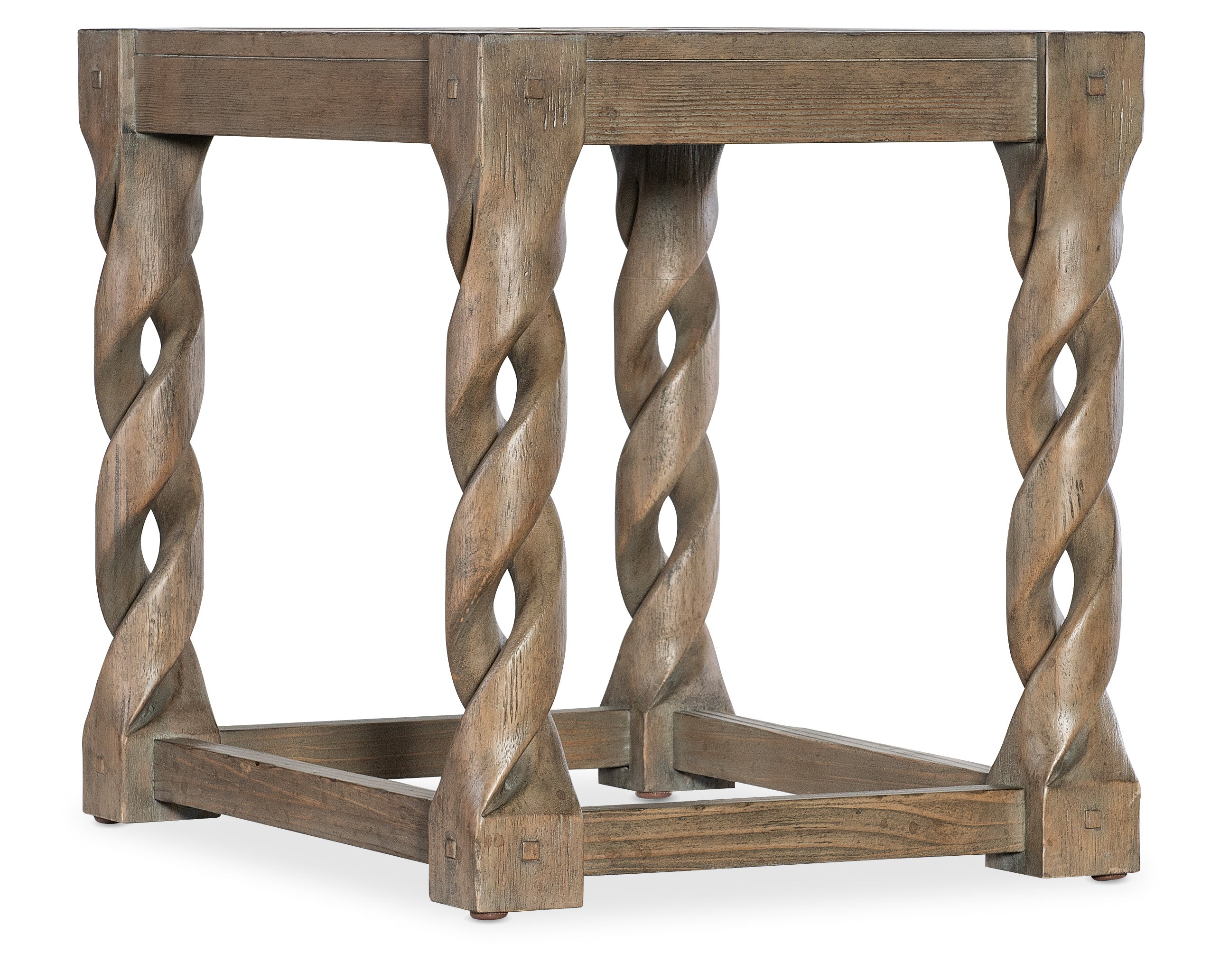 Hooker Furniture Commerce & Market Jack O'bein End Table in Medium Wood