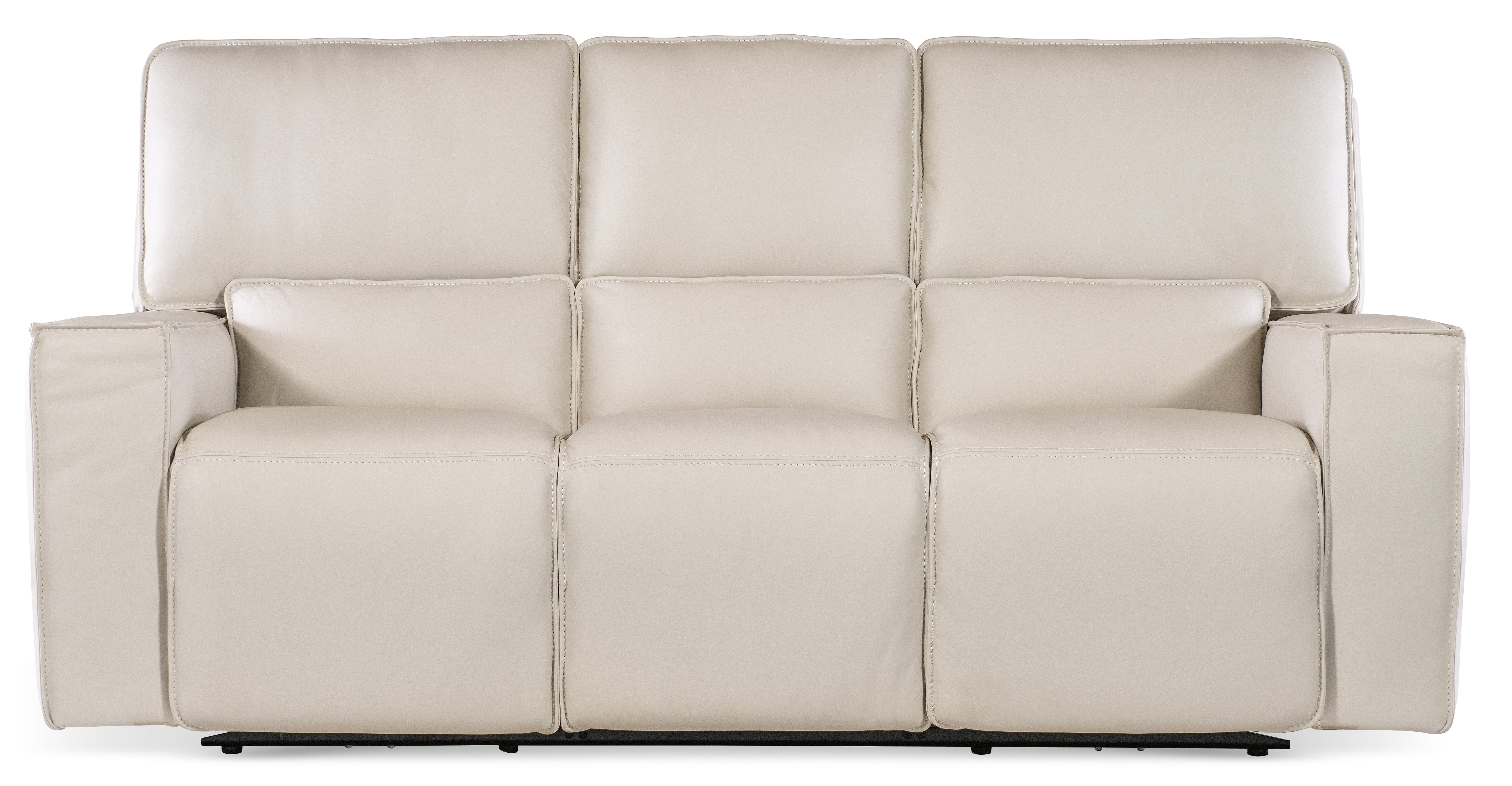 Hooker Furniture Miles Zero Gravity Sofa with Power Recline Power Headrest in Grey
