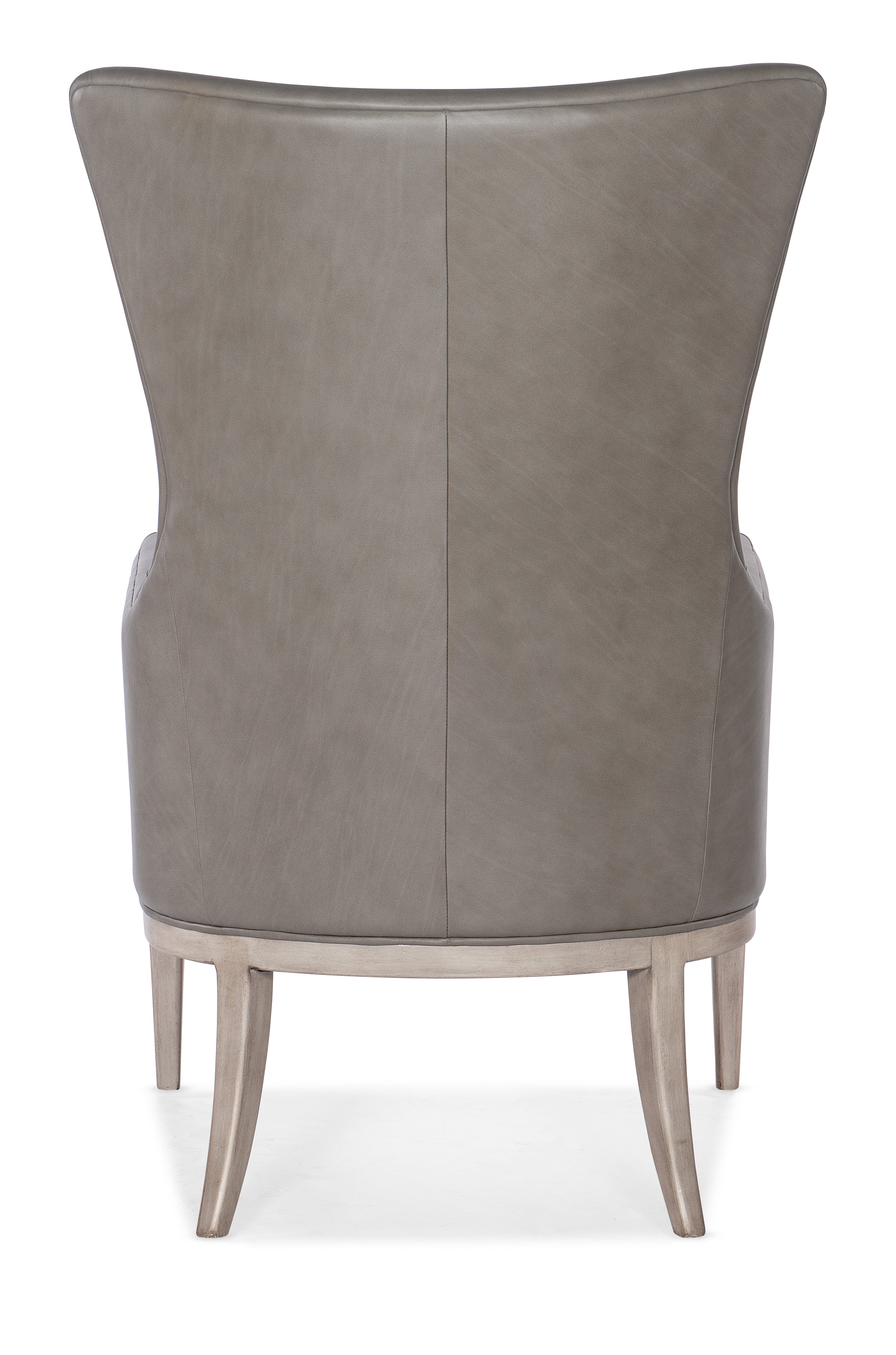 Hooker Furniture Kyndall Club Chair with Accent Pillow in Grey