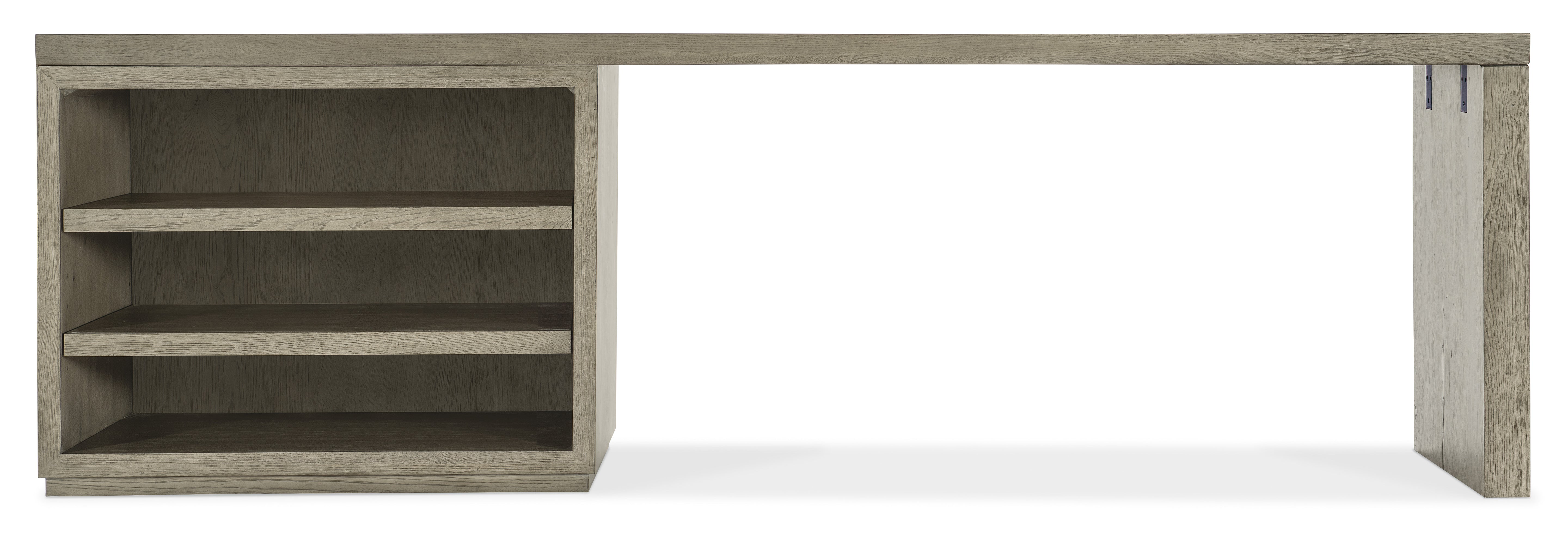 Hooker Furniture Linville Falls 96" Desk with Open Desk Cabinet