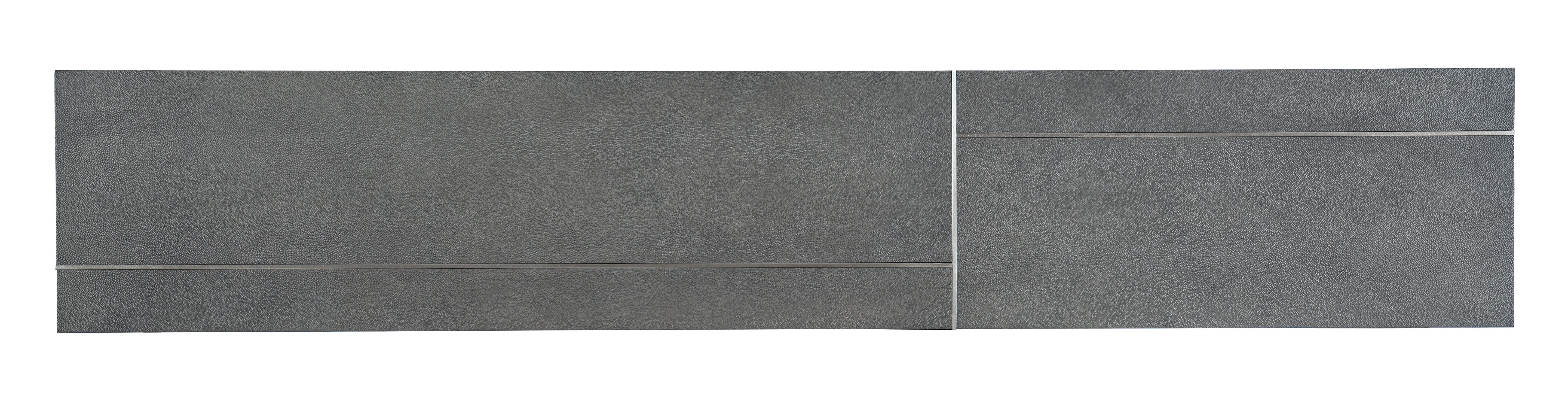 Hooker Furniture Chapman Mixed Media Console Table in Grays
