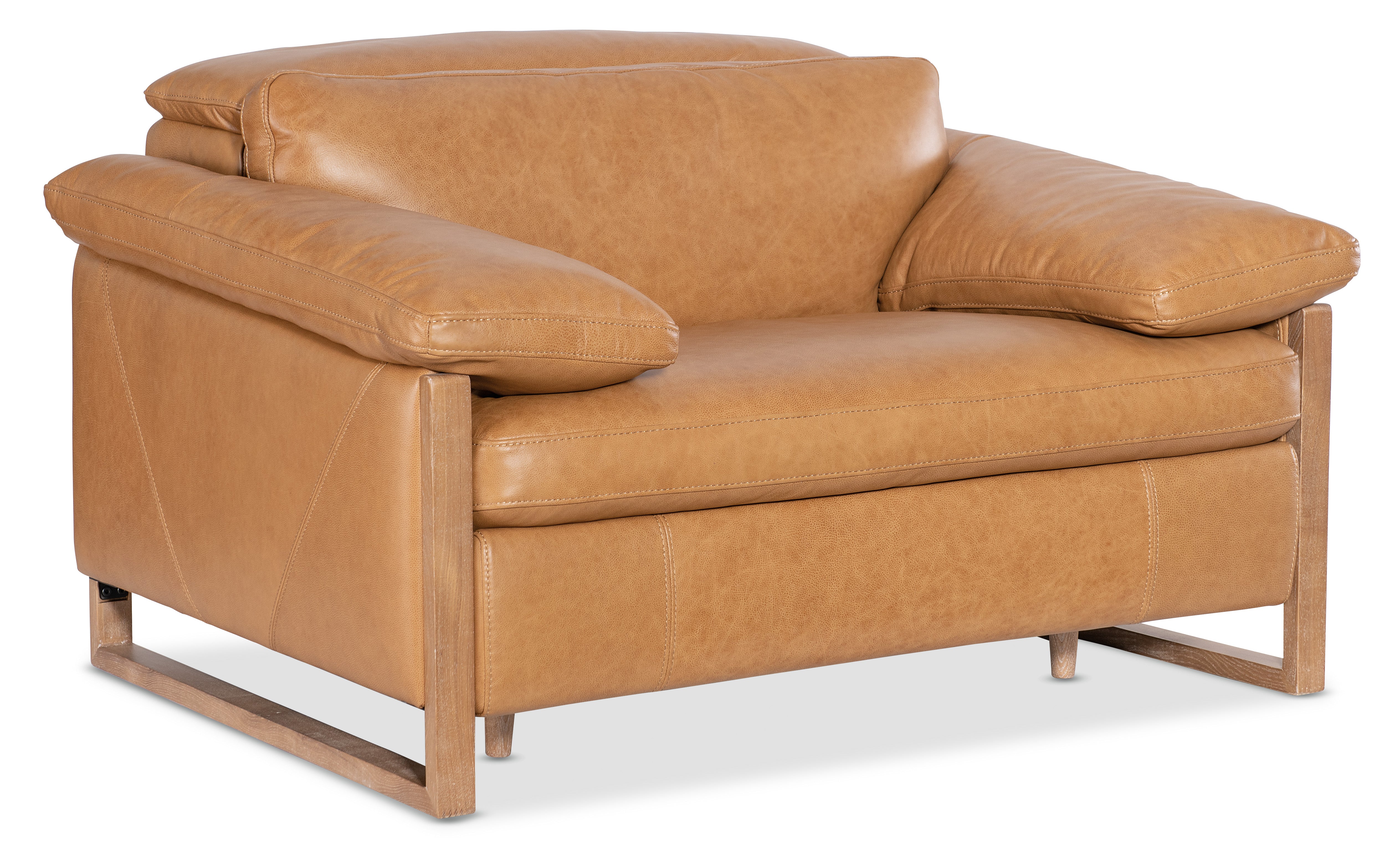 Hooker Furniture Jericho Power Recliner with Power Headrest in Brown