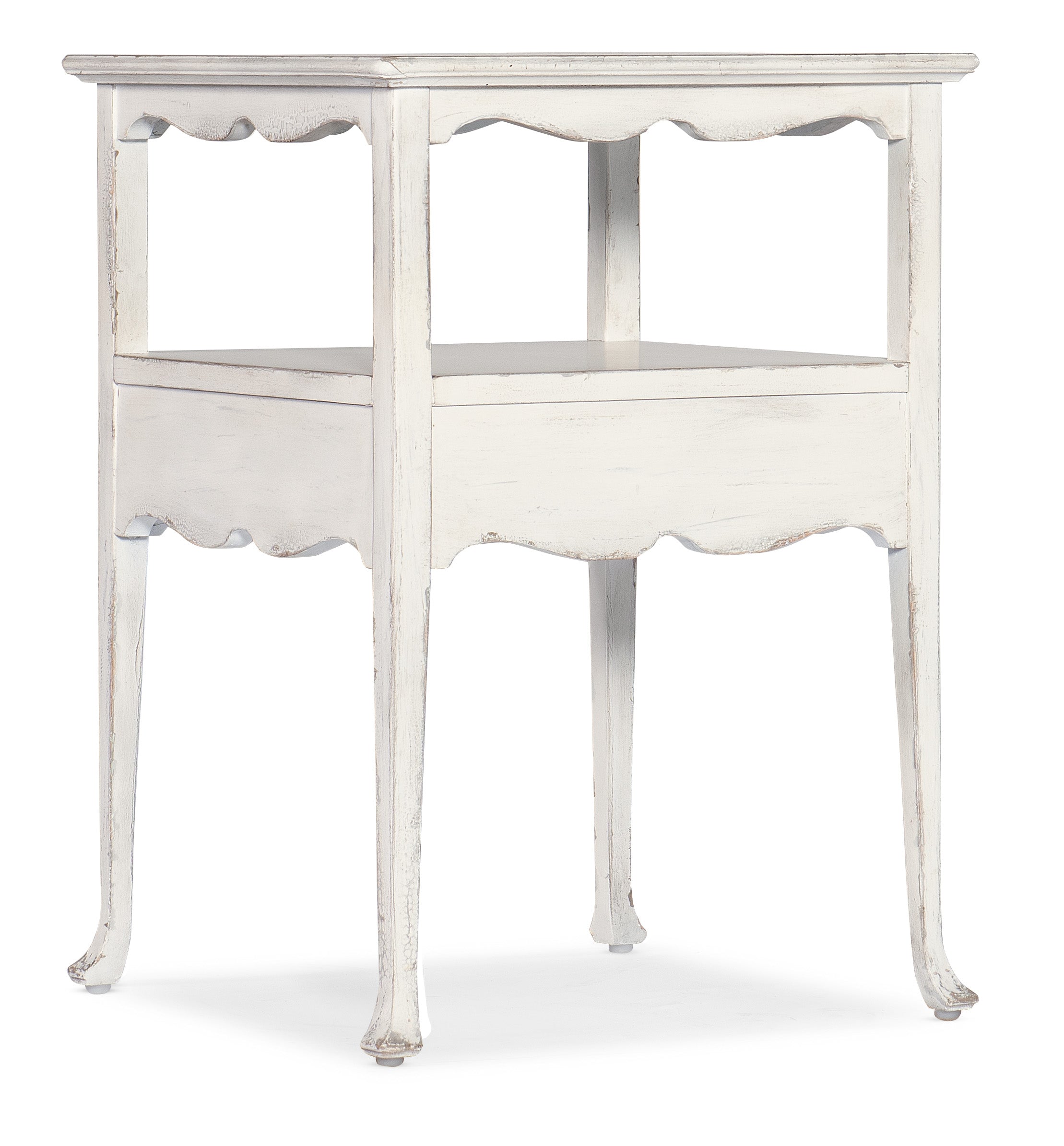 Hooker Furniture Charleston One-Drawer Accent Table in Whites/Creams/Beiges