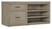 Hooker Furniture Linville Falls 60" Credenza with File and Open Desk Cabinet