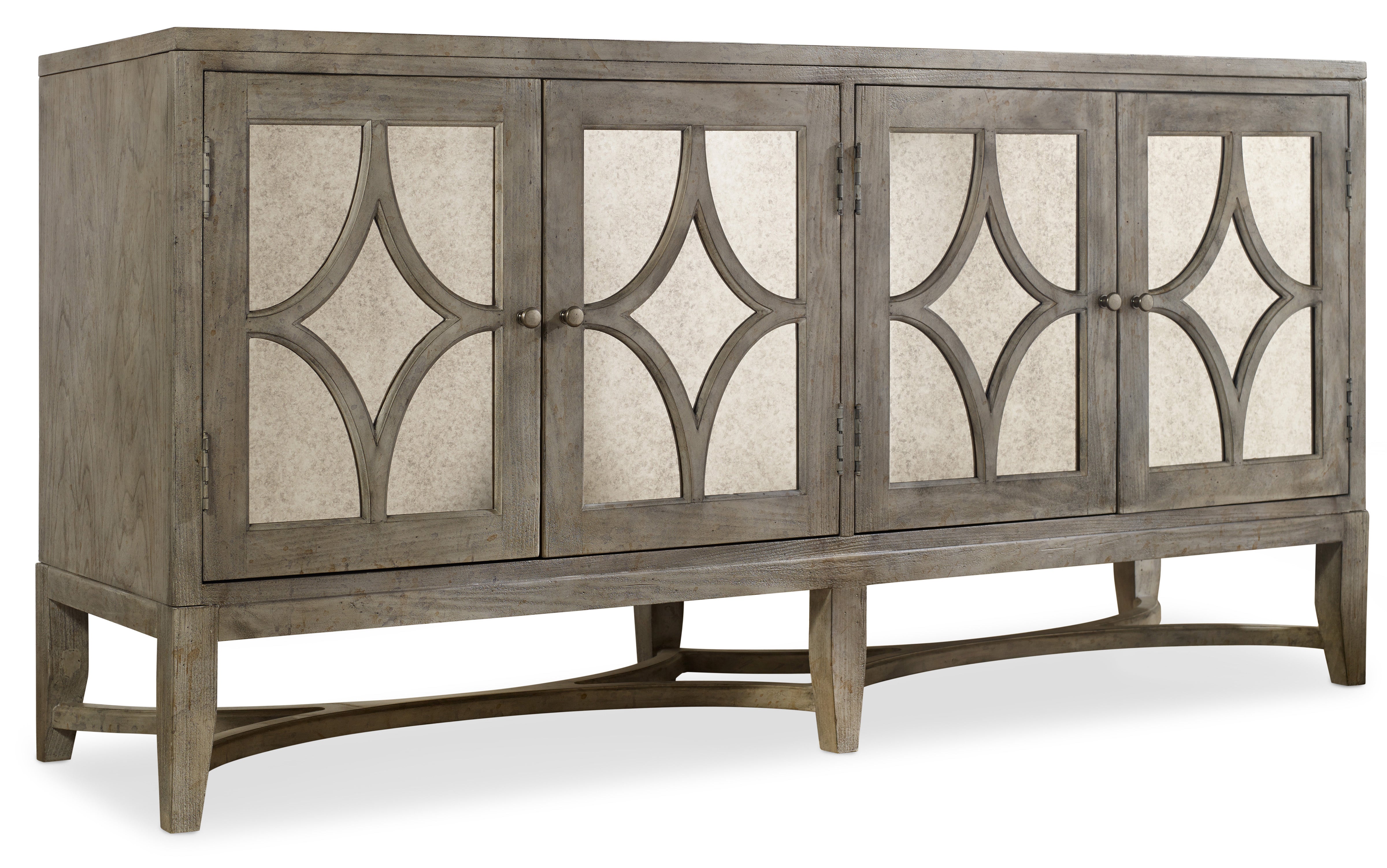 Hooker Furniture Diamante Console in Light Brown