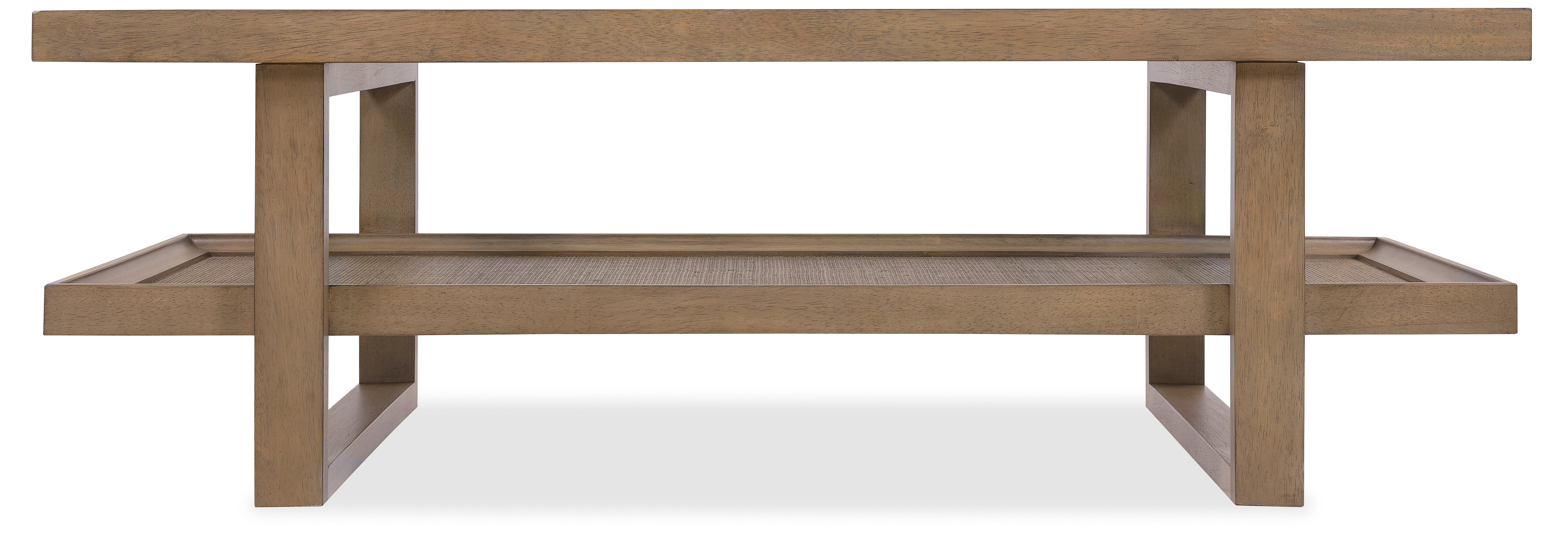 Hooker Furniture Sonnet Rectangle Cocktail Table in Medium Wood