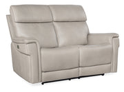 Hooker Furniture Lyra Zero Gravity Power Loveseat with Power Headrest and Lumbar in Light Gray