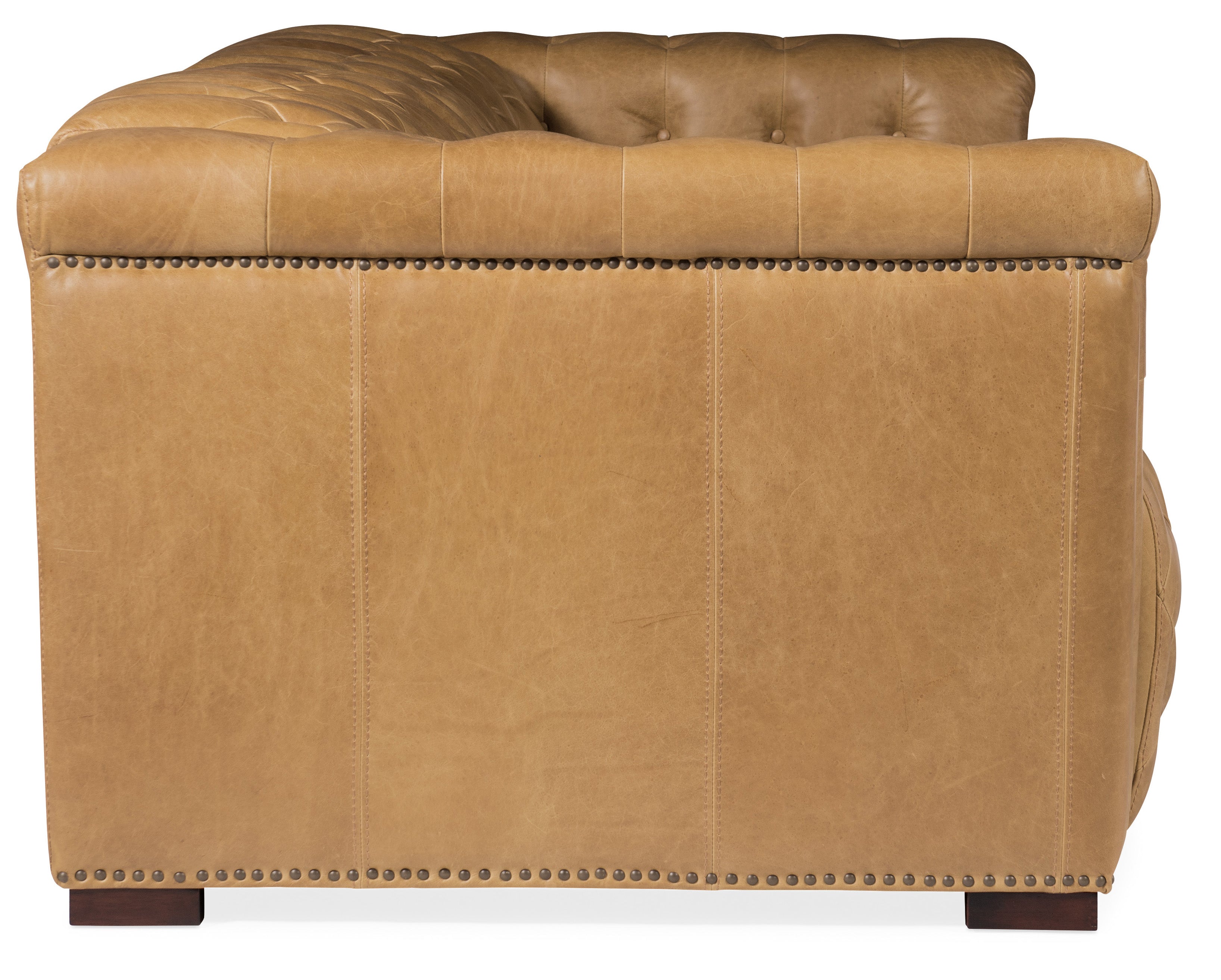Hooker Furniture Savion 2 over 2 Sofa with Power Recline & Power Headrest in Medium Brown