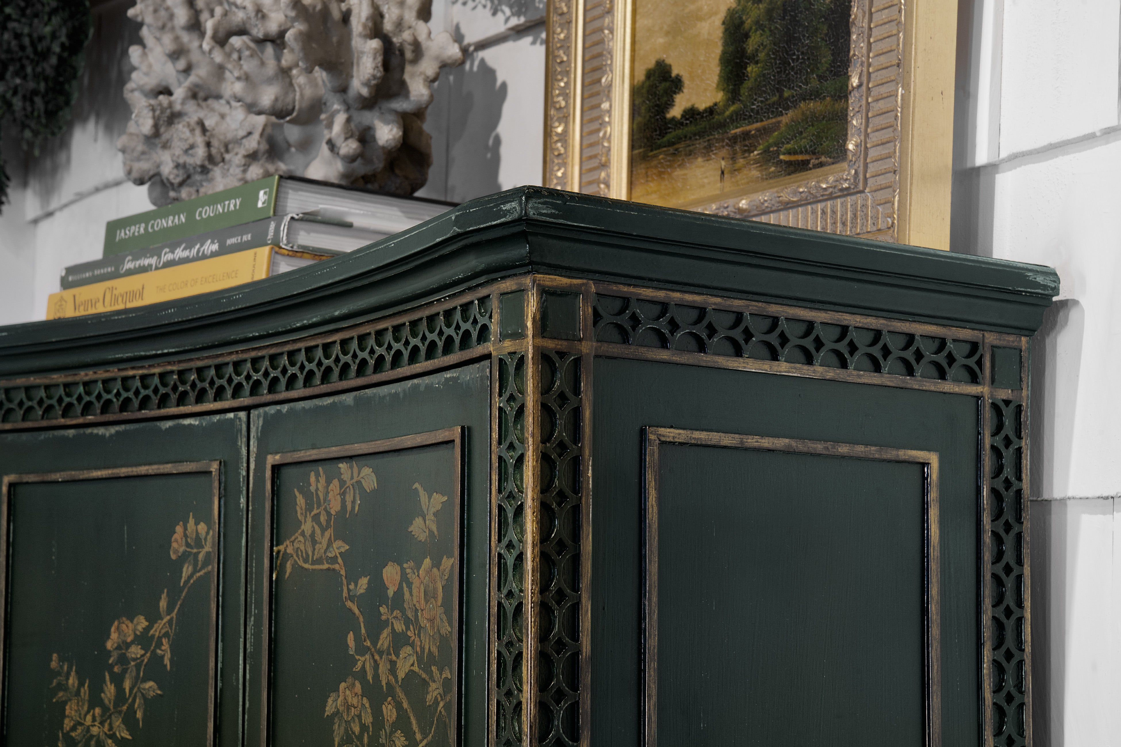 Hooker Furniture Charleston Two-Door Accent Chest in Greens