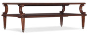 Hooker Furniture Charleston Rectangle Cocktail Table in Dark Brown
