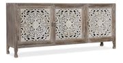 Hooker Furniture Entertainment Console in Light Brown