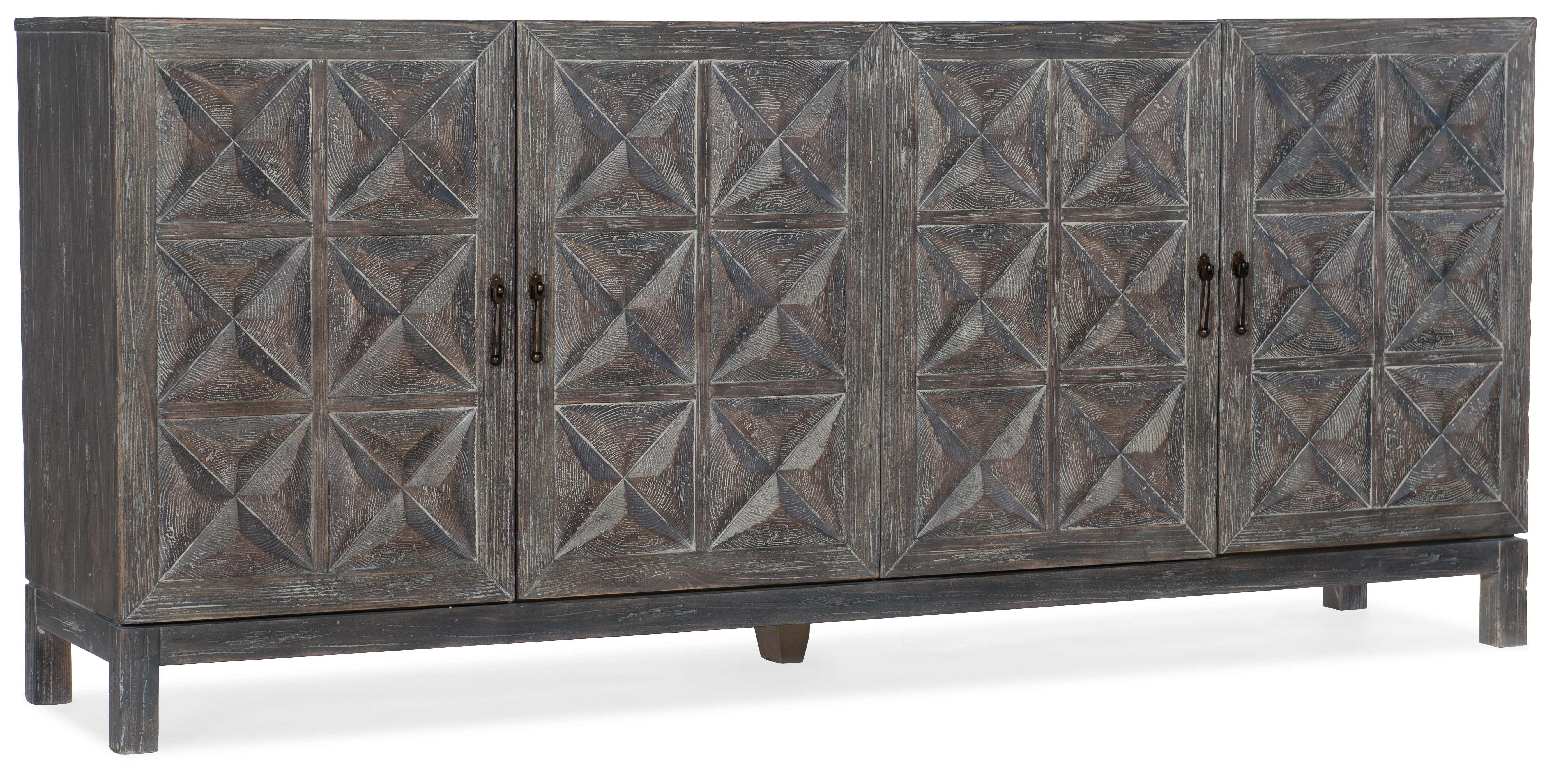 Hooker Furniture Beaumont Entertainment Console in Gray