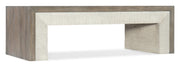 Hooker Furniture Serenity Skipper Rectangle Cocktail Table in Gray