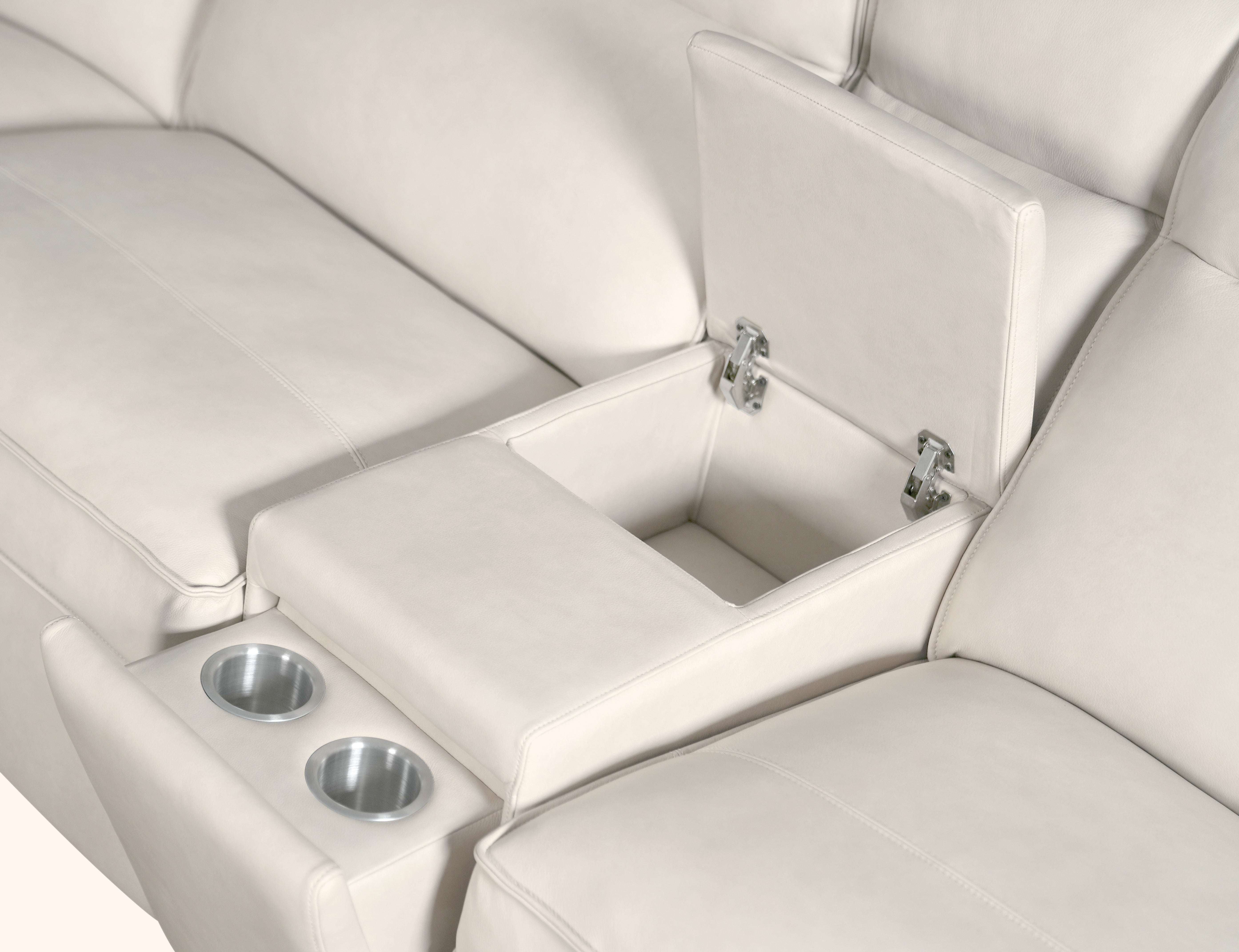 Hooker Furniture Vann Six-Piece Power Sectional in White