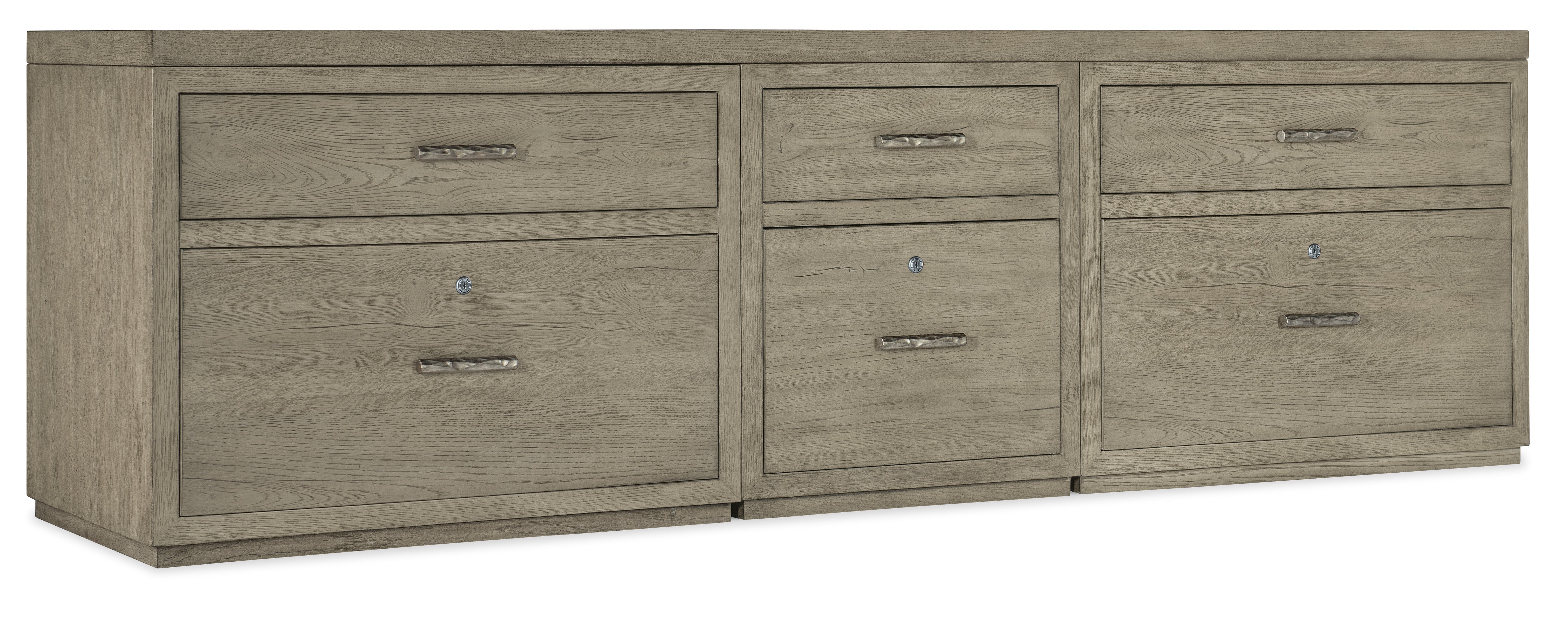 Hooker Furniture Linville Falls 96" Credenza with File and Two Lateral Files