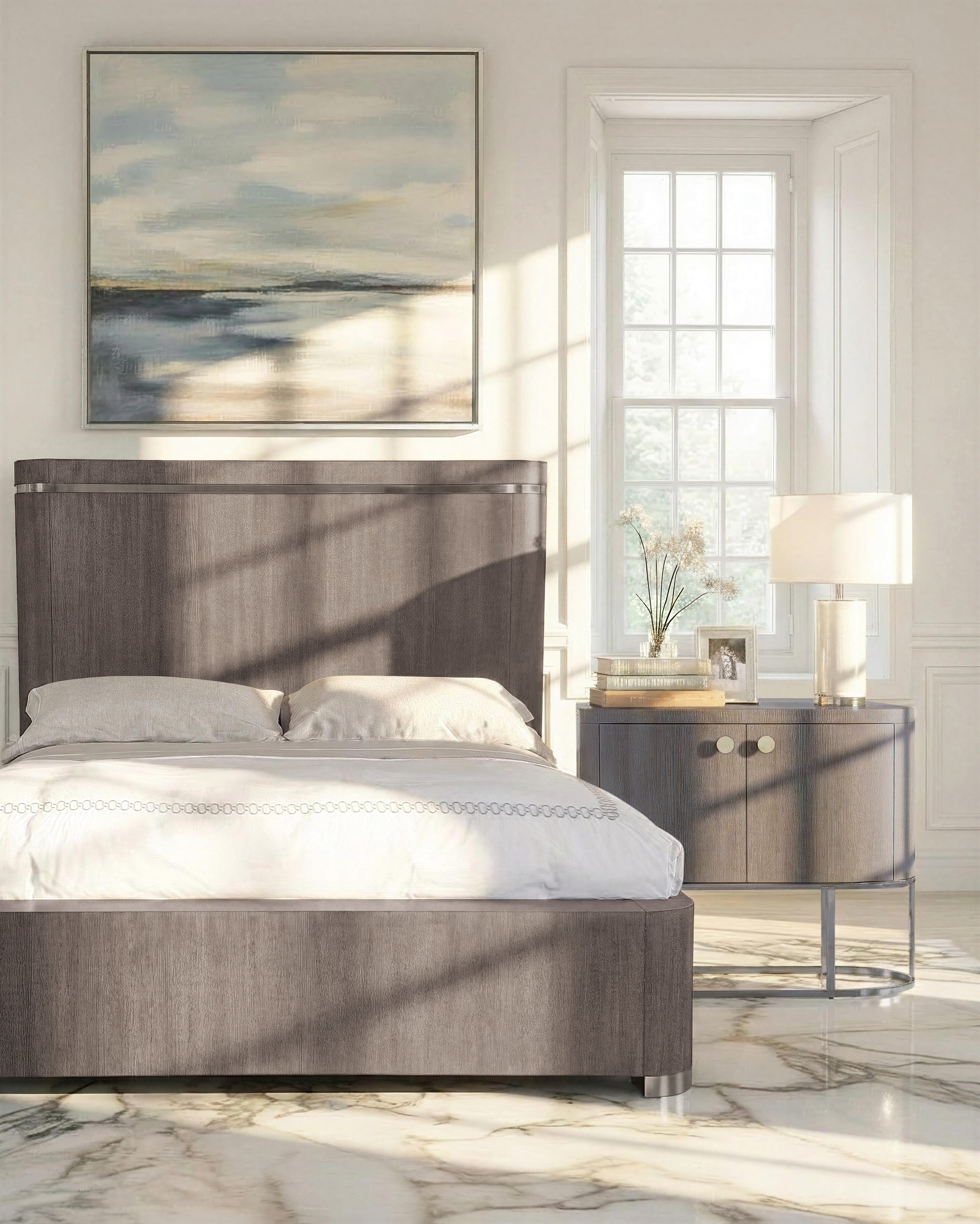 Hooker Furniture Modern Mood Panel Bed in Brown