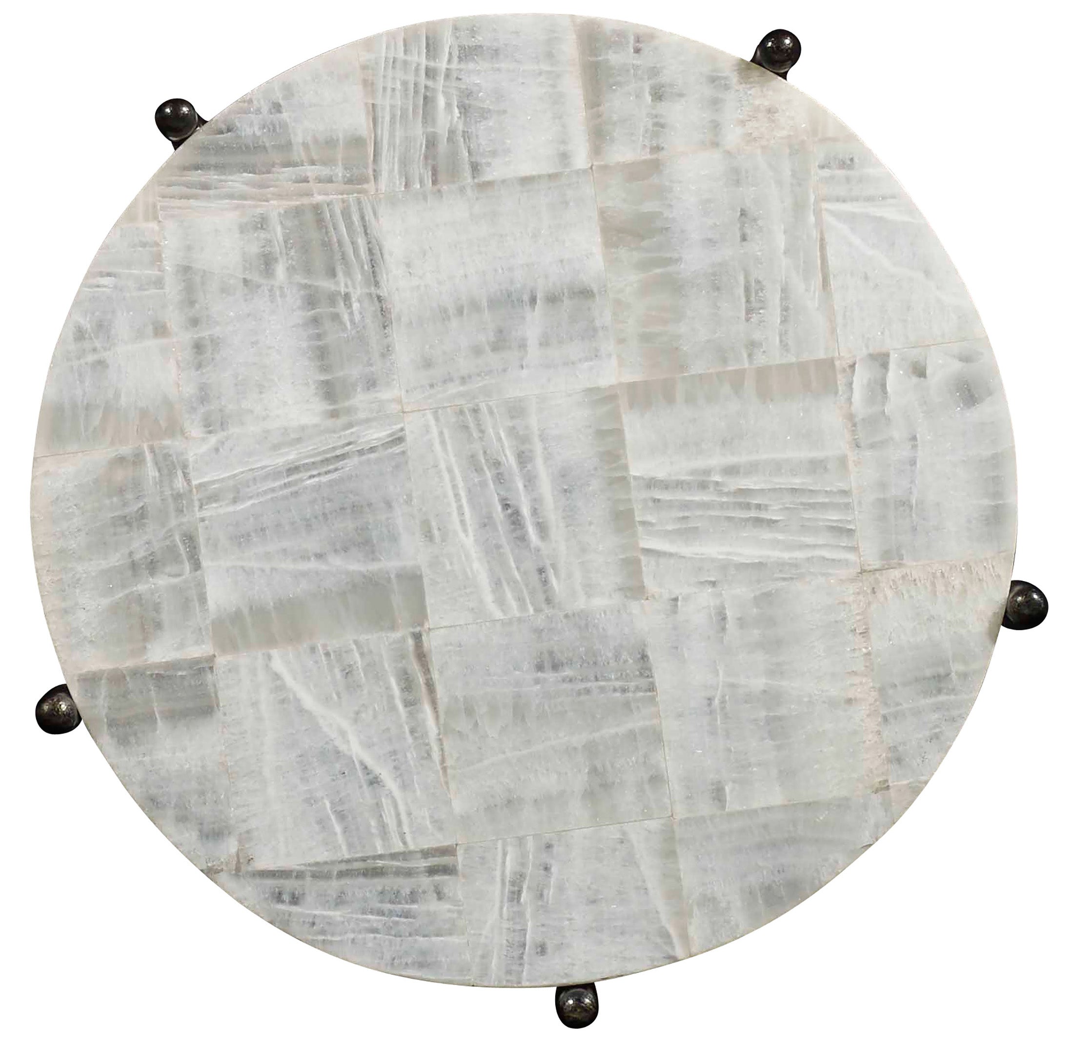 Hooker Furniture Melange Blythe Accent Table in Beige