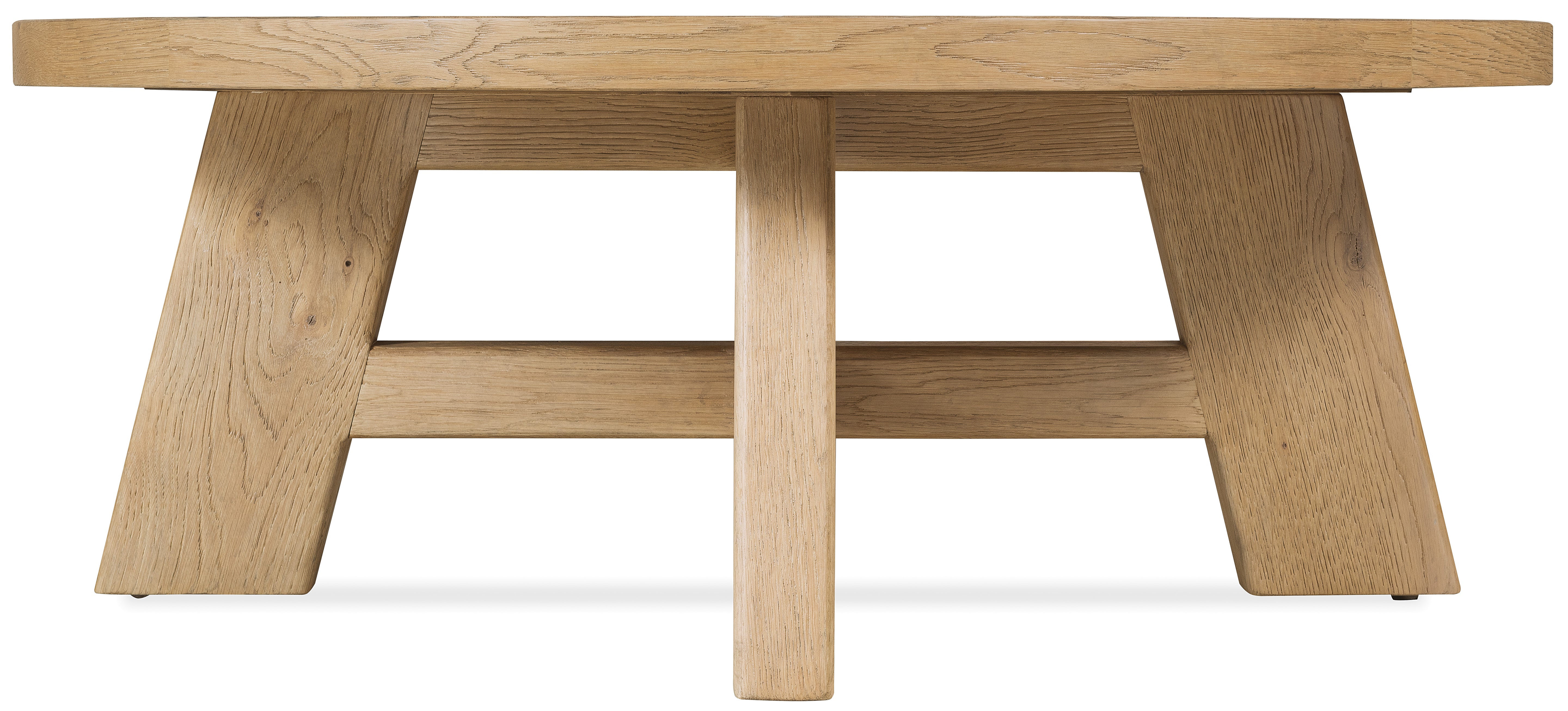 Hooker Furniture Driftwood Round Cocktail Table in Light Wood