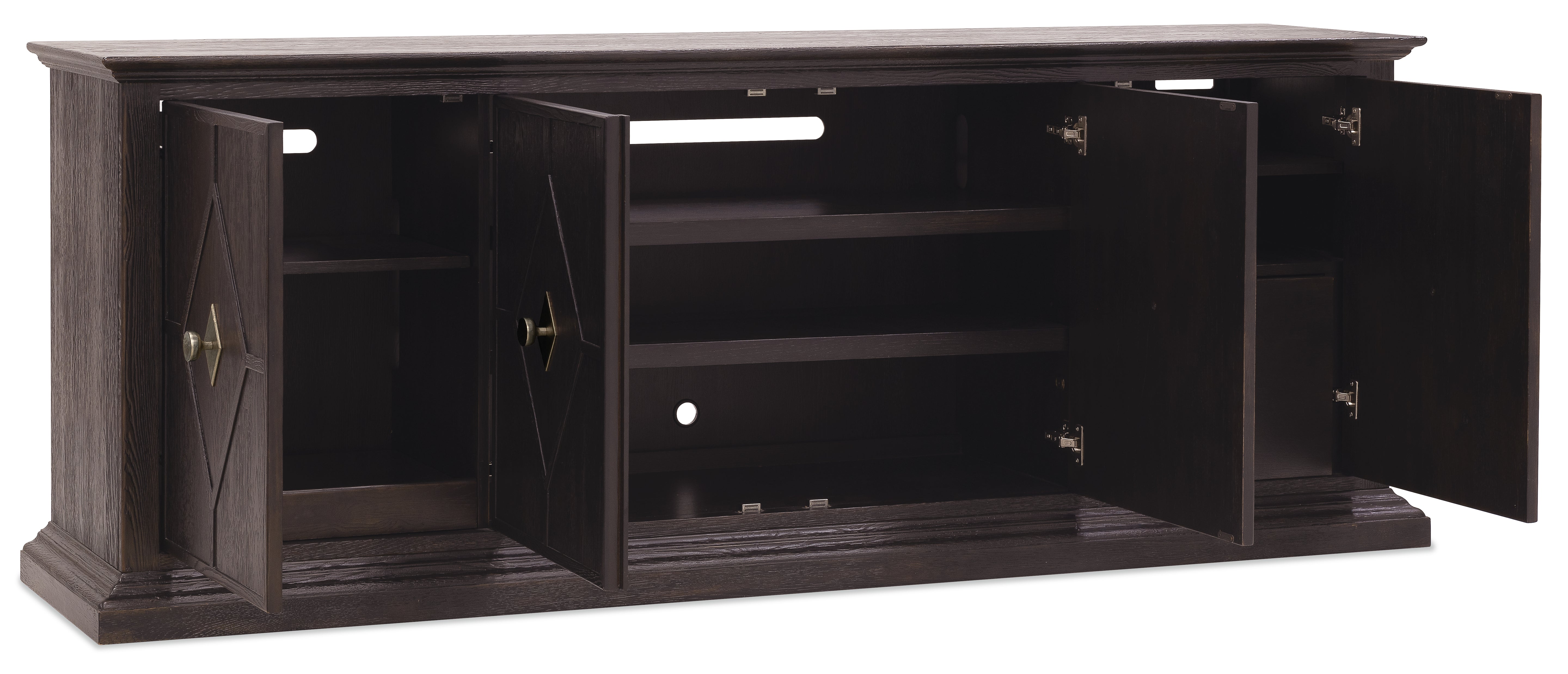 Hooker Furniture Driftwood Entertainment Credenza in Blacks