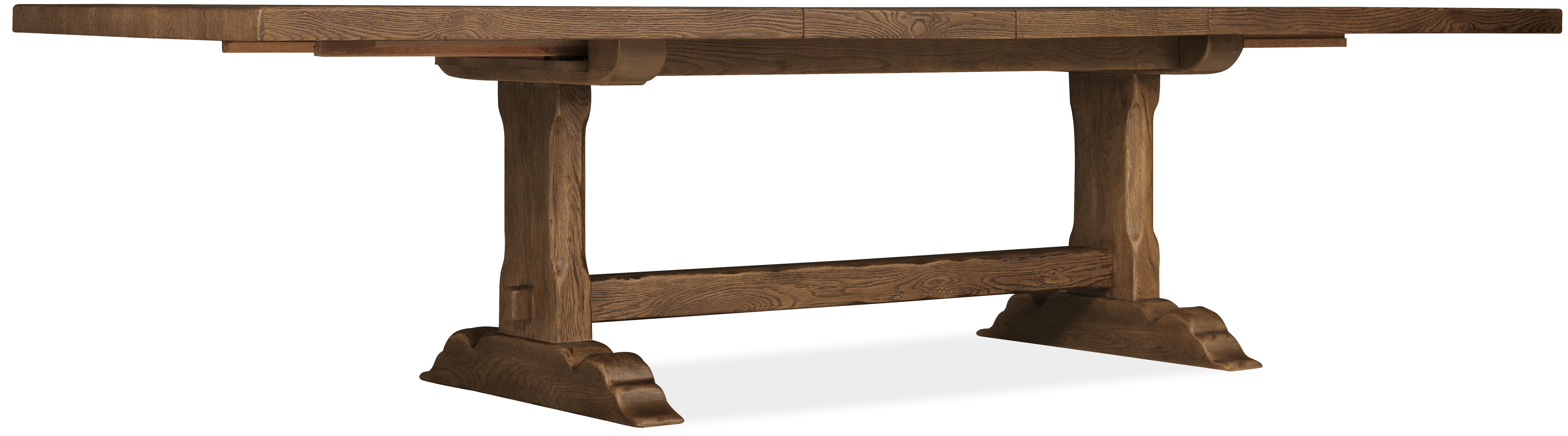 Hooker Furniture Driftwood Rectangle Dining Table with Two 20-inch Leaves
