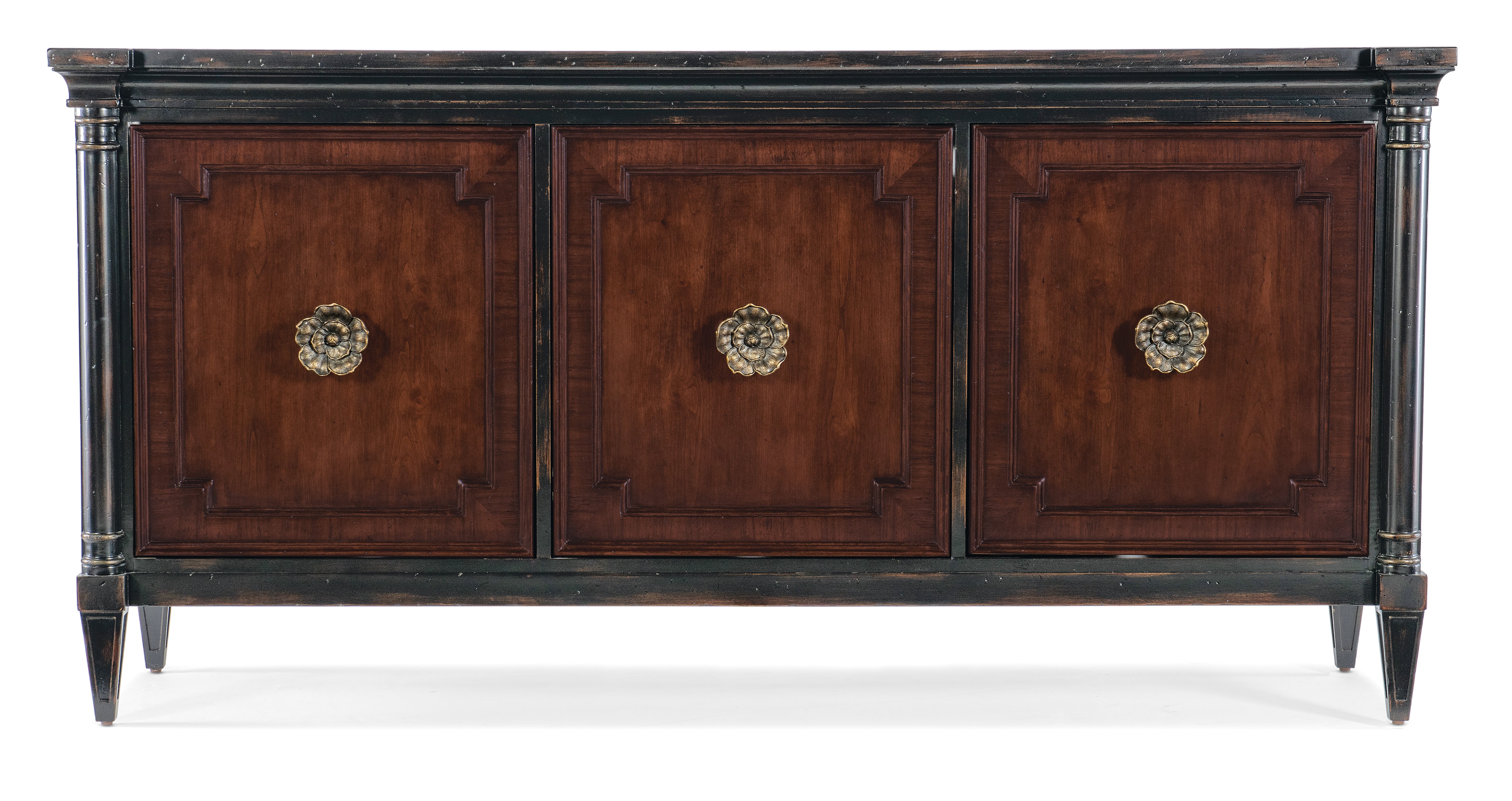 Hooker Furniture Charleston Entertainment Console in Black