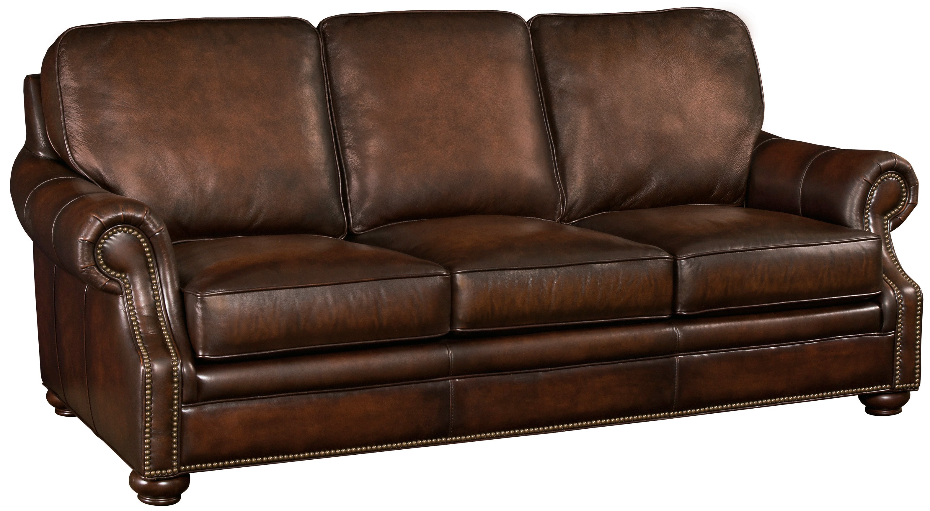 Hooker Furniture Montgomery Sofa in Dark Brown