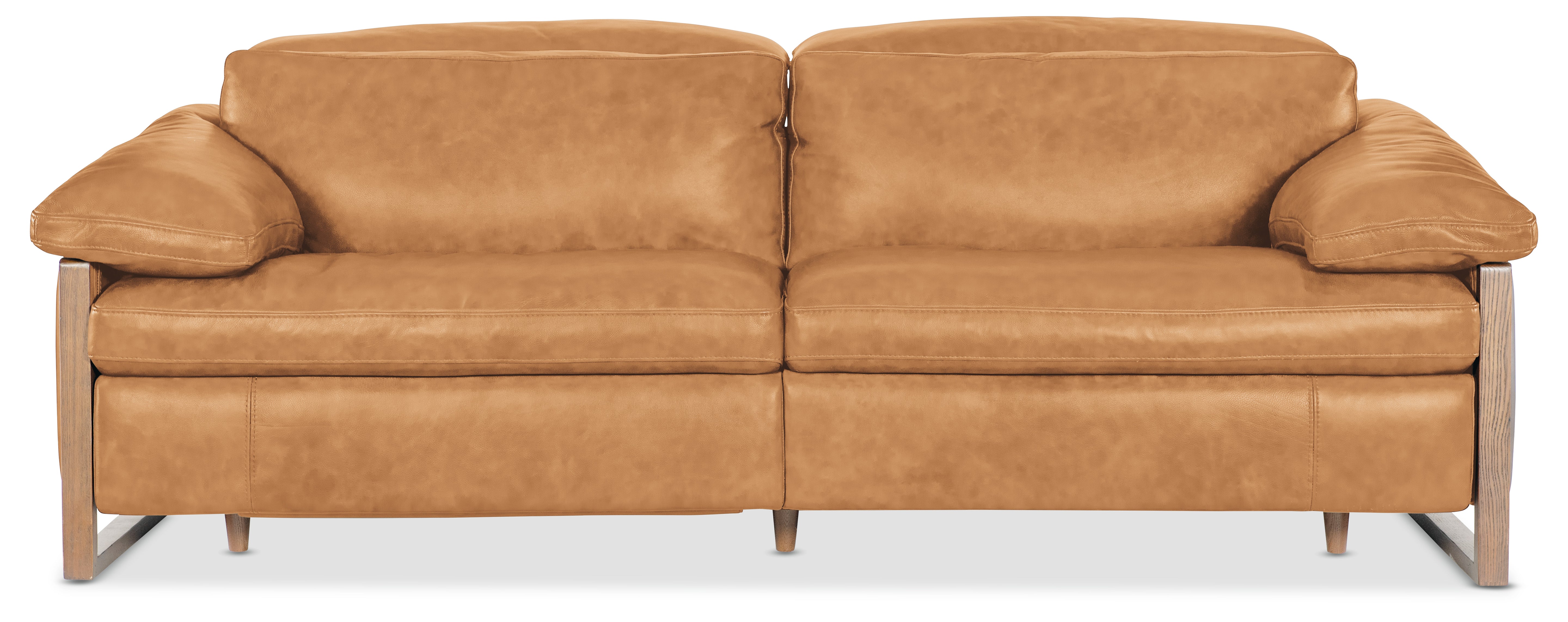 Hooker Furniture Jericho Power Sofa with Power Headrest in Brown