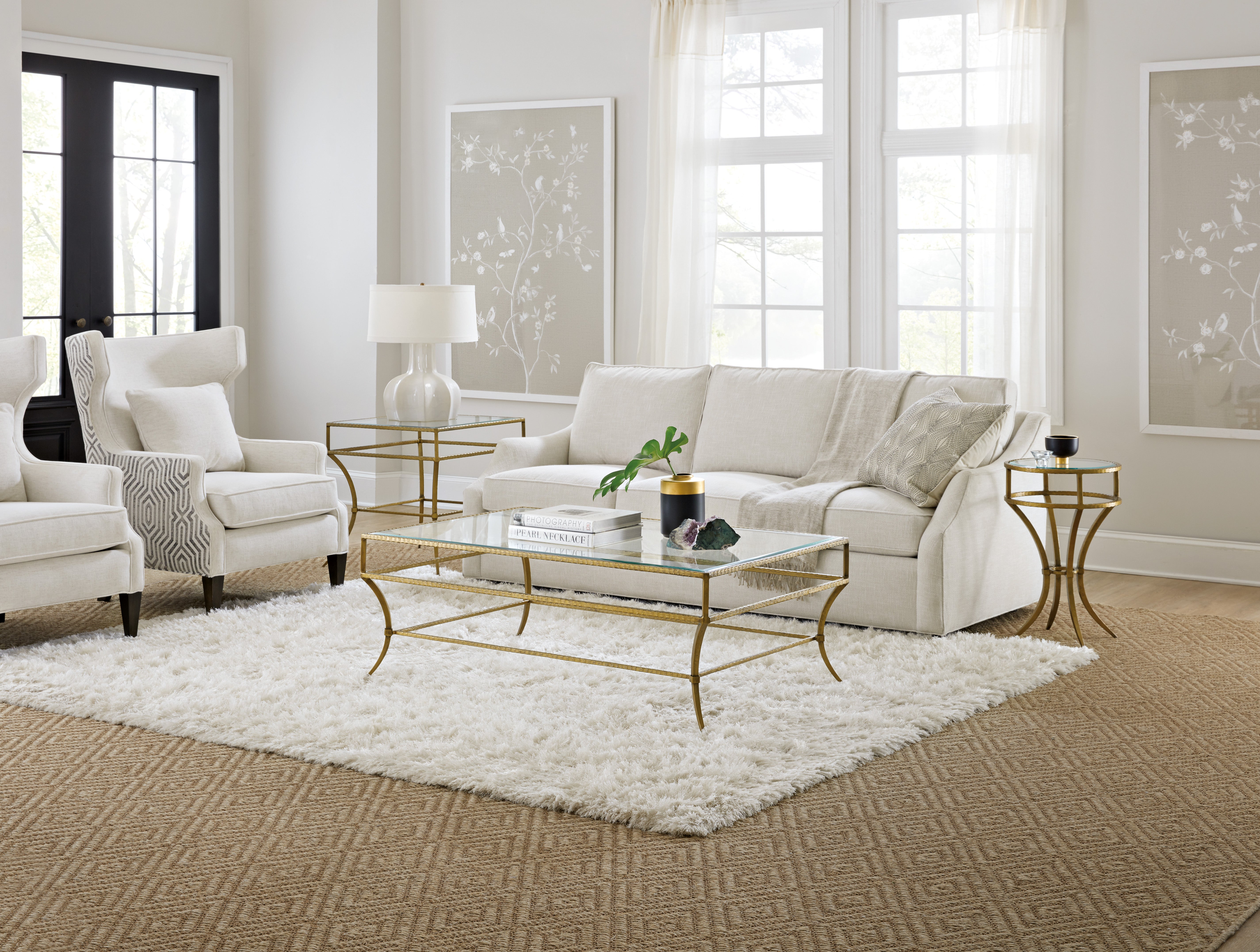 Hooker Furniture Laureng End Table in Gold
