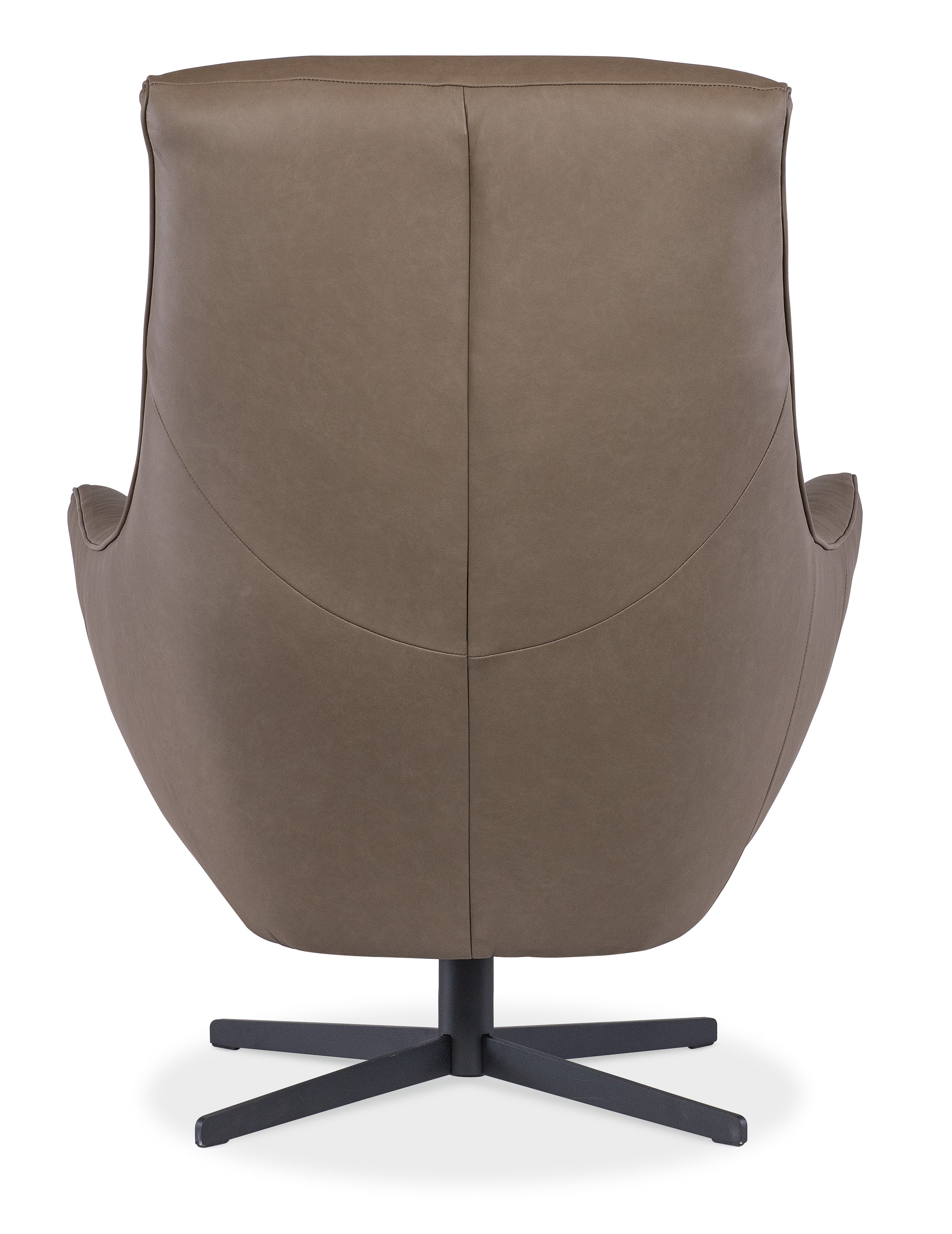 Hooker Furniture Hughes Swivel Chair in Brown